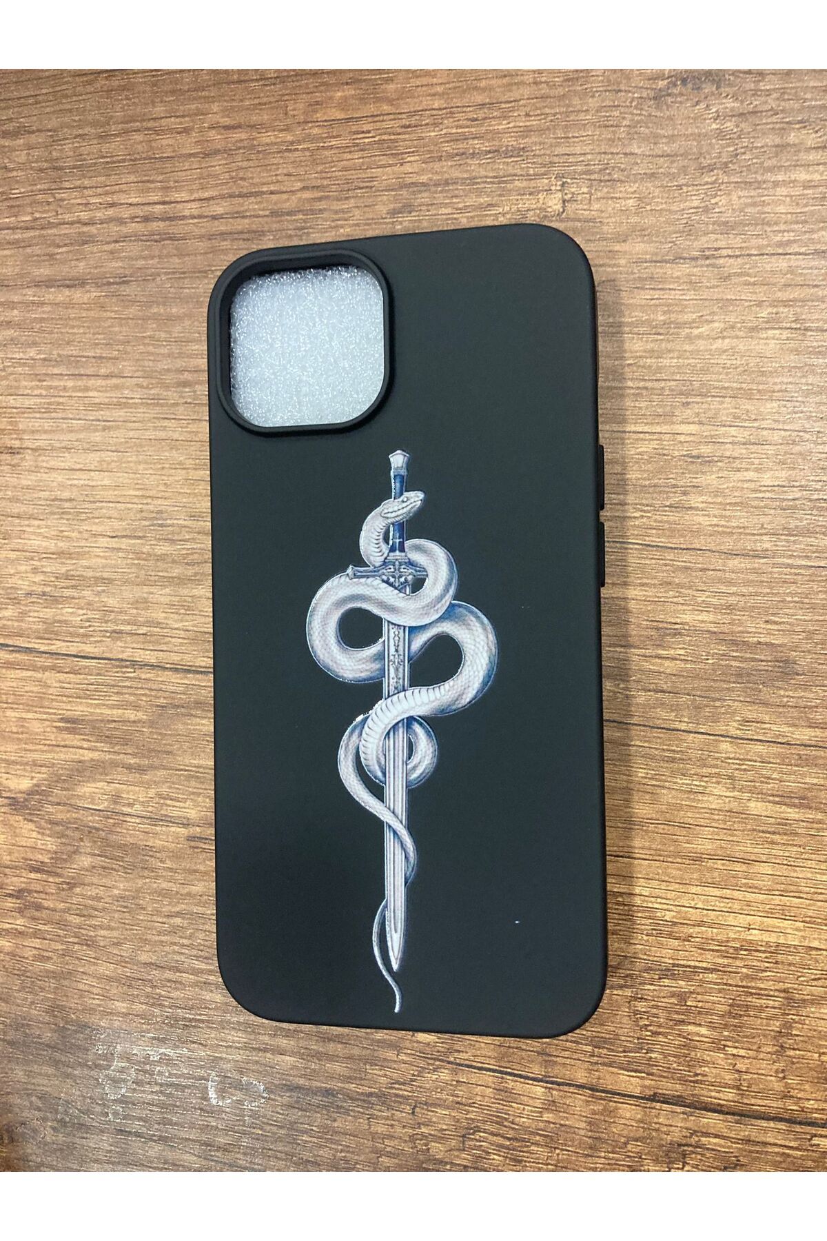 Newon İPHONE 13/14 BASKILI İÇİ KADİFE PREMİUM LANSMAN SİLİKON TELEFON KILIFI