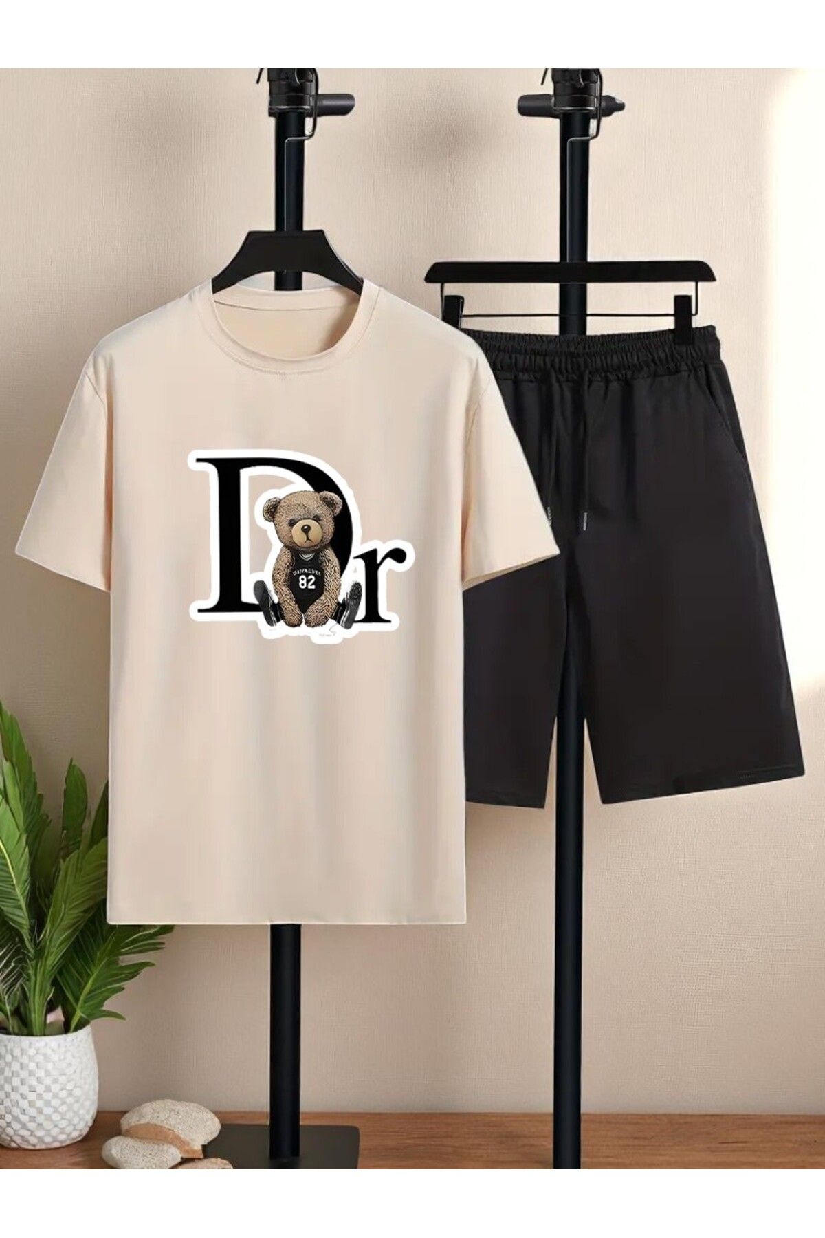 uyguntarz Unisex Dr. AYI Tasarım Basklı Tshirt Şort Takımı