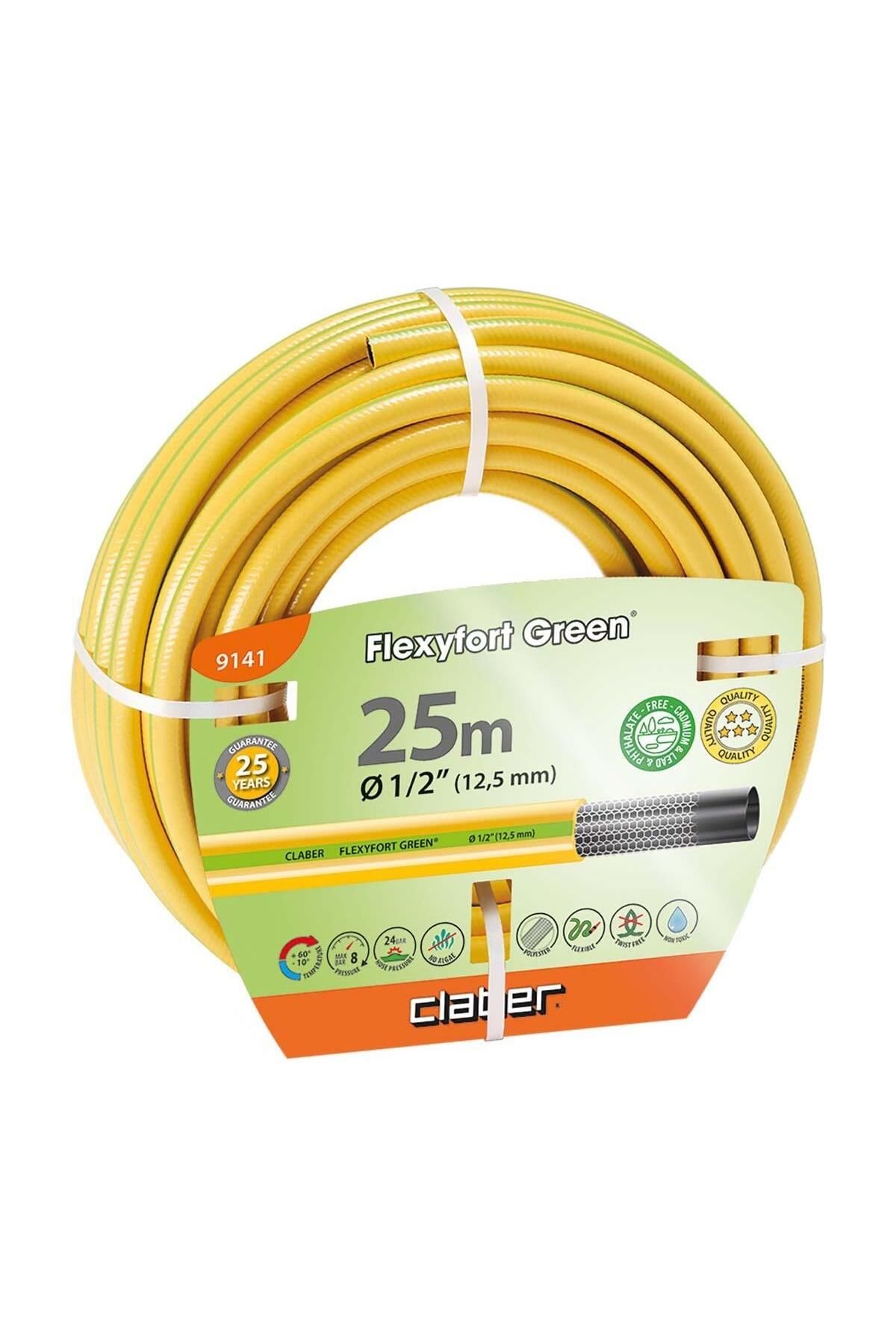 CLABER 9141 Flexfort Green Hortum 1/2'' 25mt