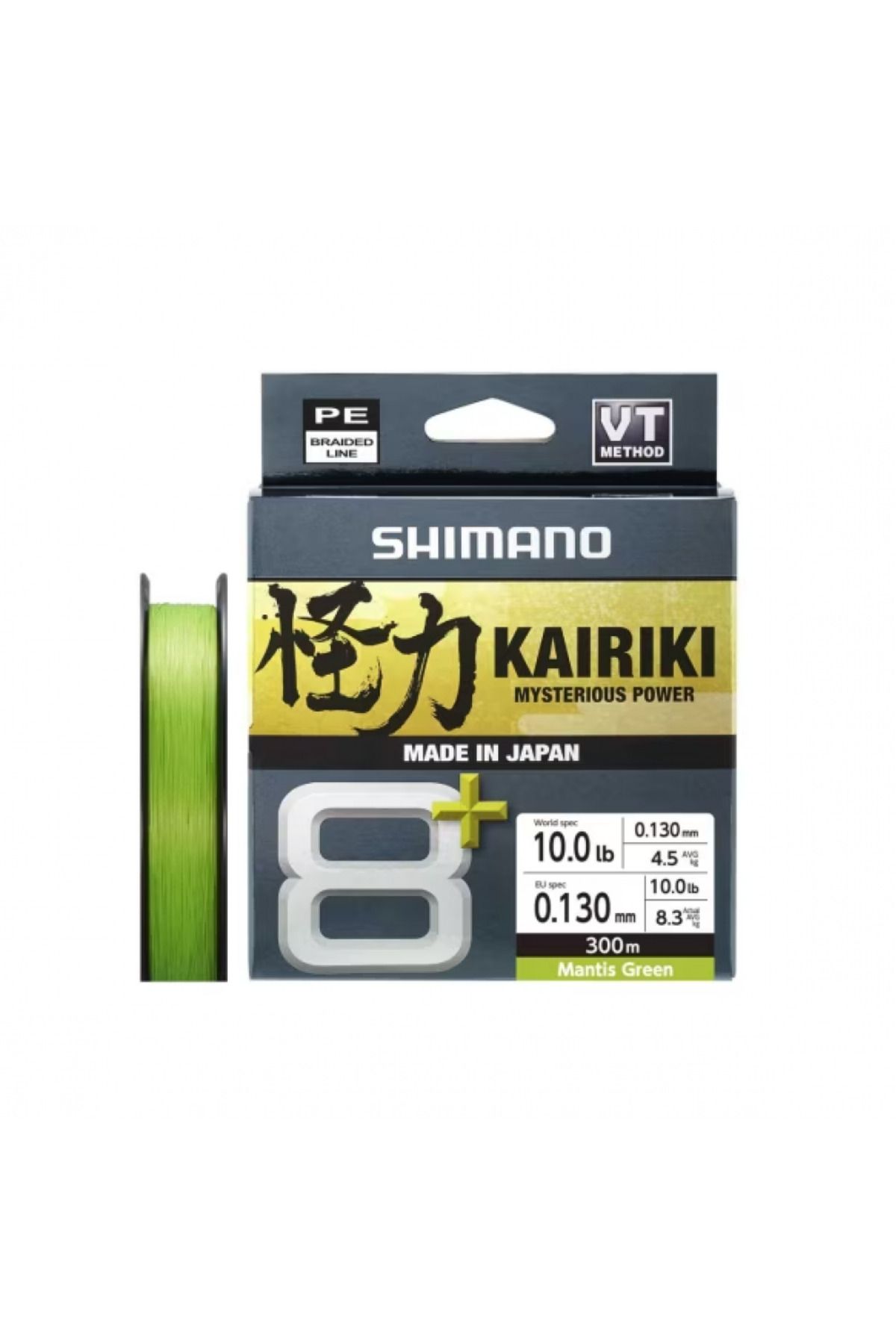 Shimano Örgü Misina Kairiki 8+ 300M 0.13Mm 8,3Kg M. Green