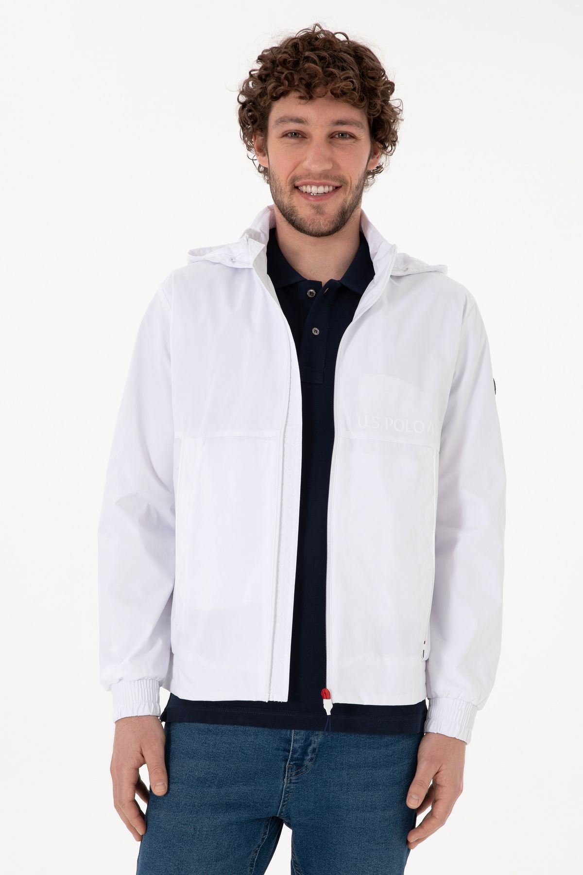 U.S. Polo Assn. Erkek Beyaz Mont 50299385-VR013