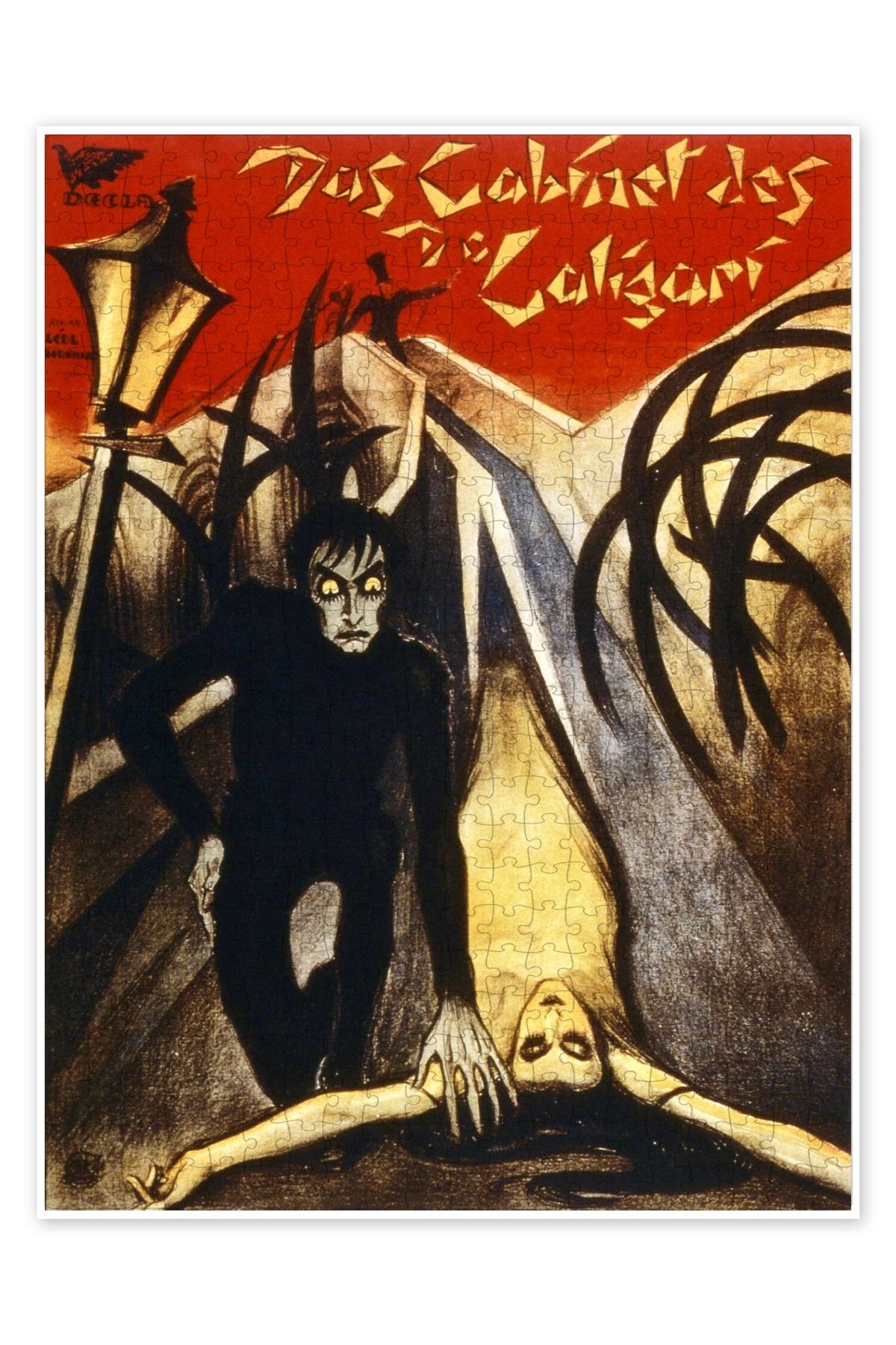 Jeronkarji Dr. Caligari'nin Muayenehanesi 500 Parça Puzzle Yapboz Klasik Film Temalı