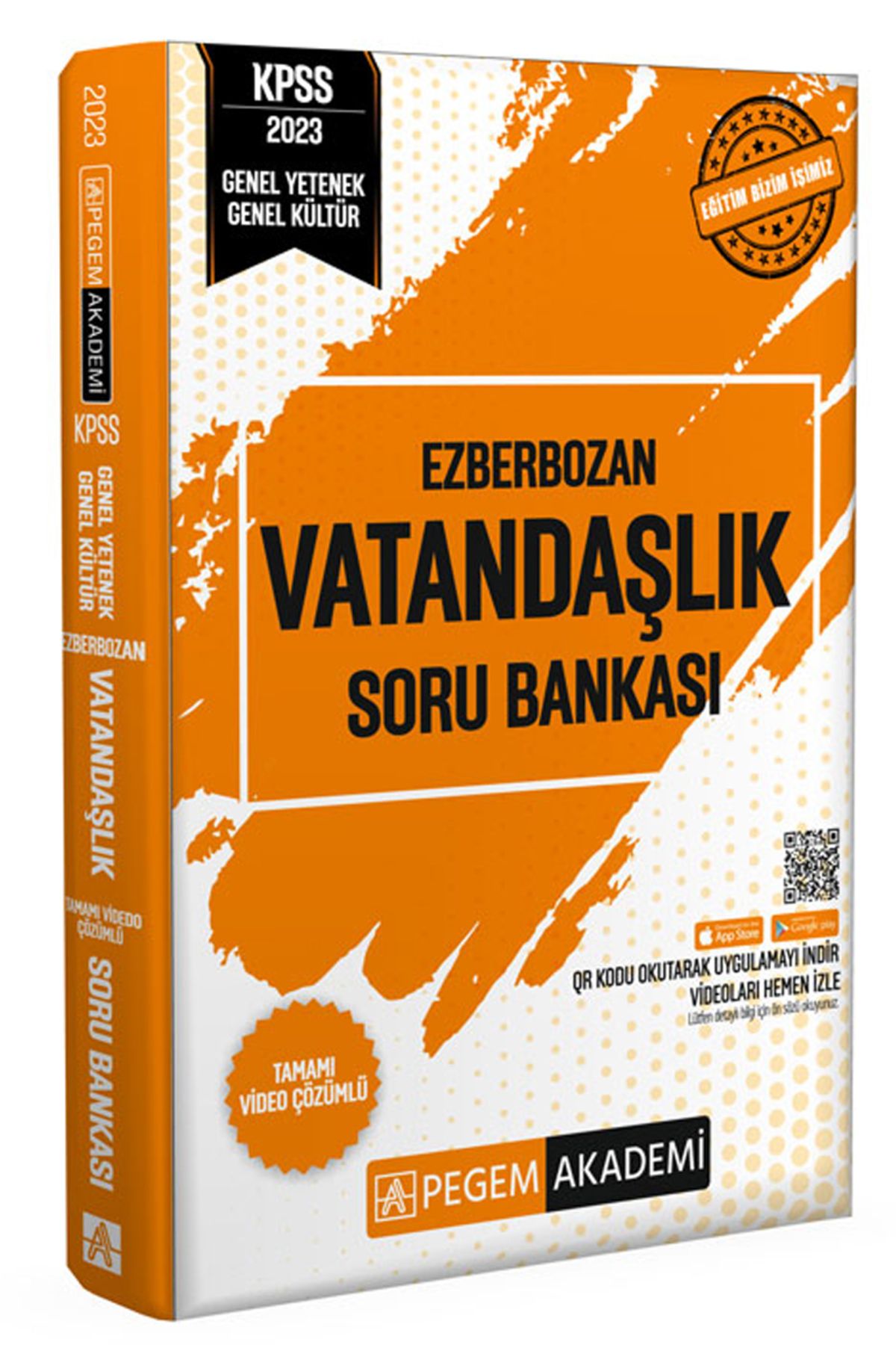Pegem Akademi Yayıncılık 2023 Ezberbozan KPSS Genel Yetenek Genel Kültür Vatandaşlık Soru Bankası