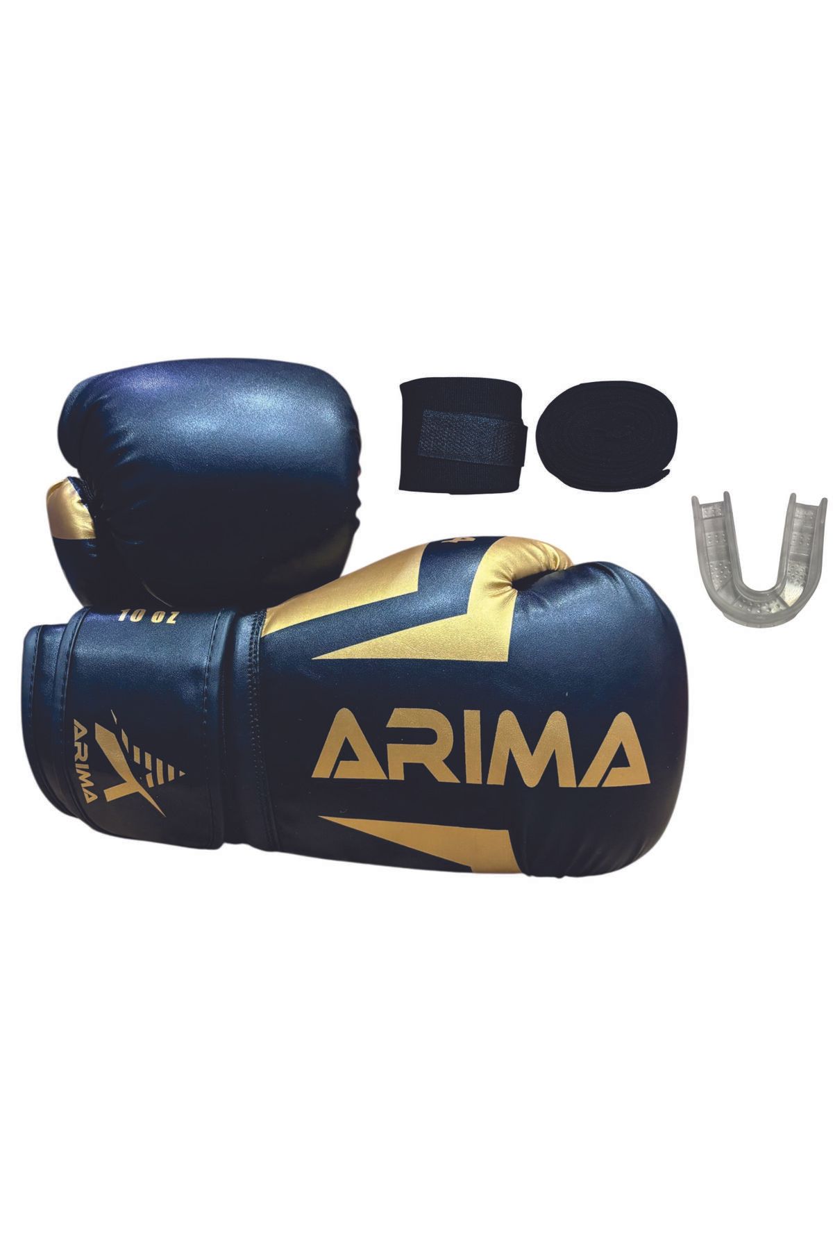 ARIMA Boks Eldiveni & Kick Boks Eldiveni & Muay Thai Eldiveni & Kicboks Eldiveni Siyah Set