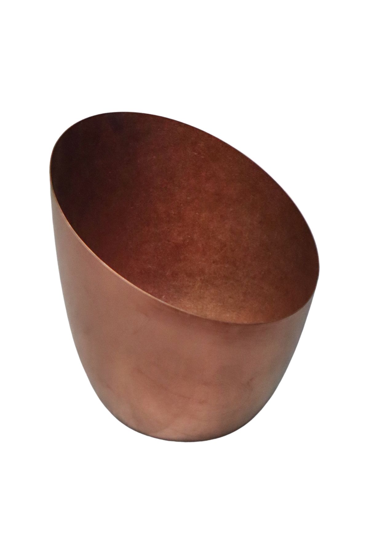 Biradlı Açık Büfe Retro Sunum Tabağı Bakır 13*14 Cm