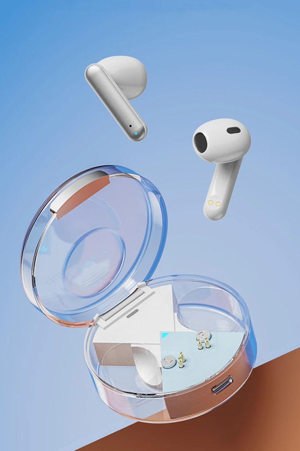 EXENAR Kulak İçi Bluetooth Kulaklık Wireless 5.2 300 mAh Stereo Kulaklık IP45 Su Geçirmez