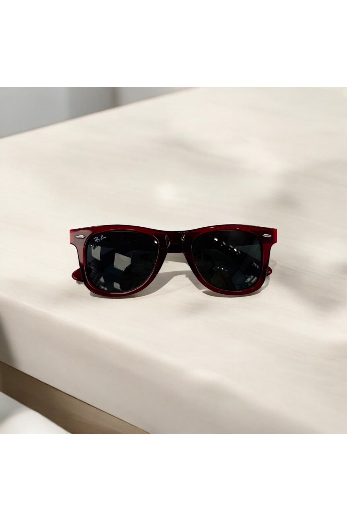 Ray-Ban Unisex Güneş Gözlüğü Kırmızı Wayfarer RB2140 6614 3N