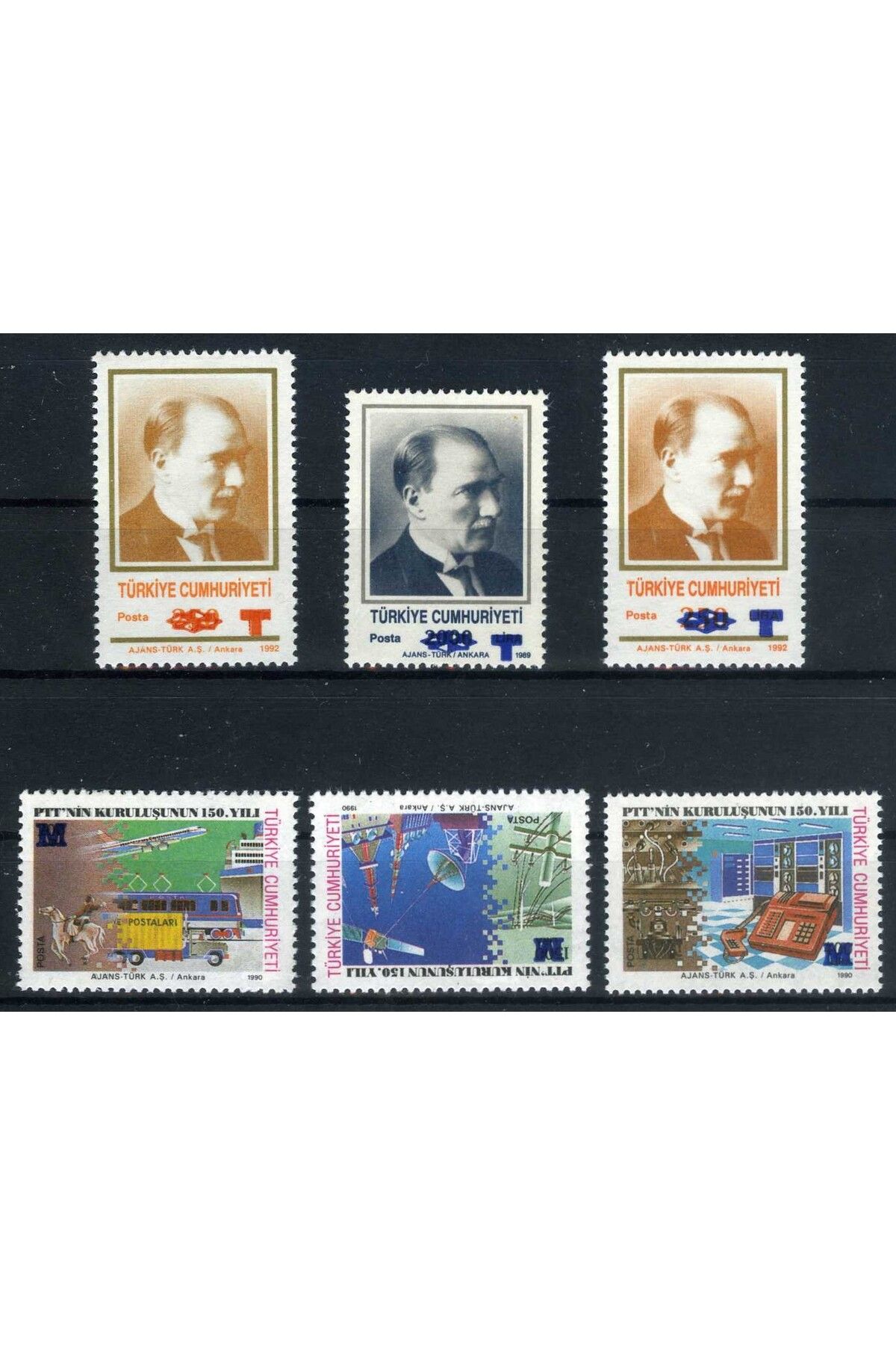 Jupiter Stamps Koleksiyon Pulları,Sürşarjlı Posta Pulları,6 Pul Damgasız,Konsept Hediyelik,Hobiler,ASB-74441987
