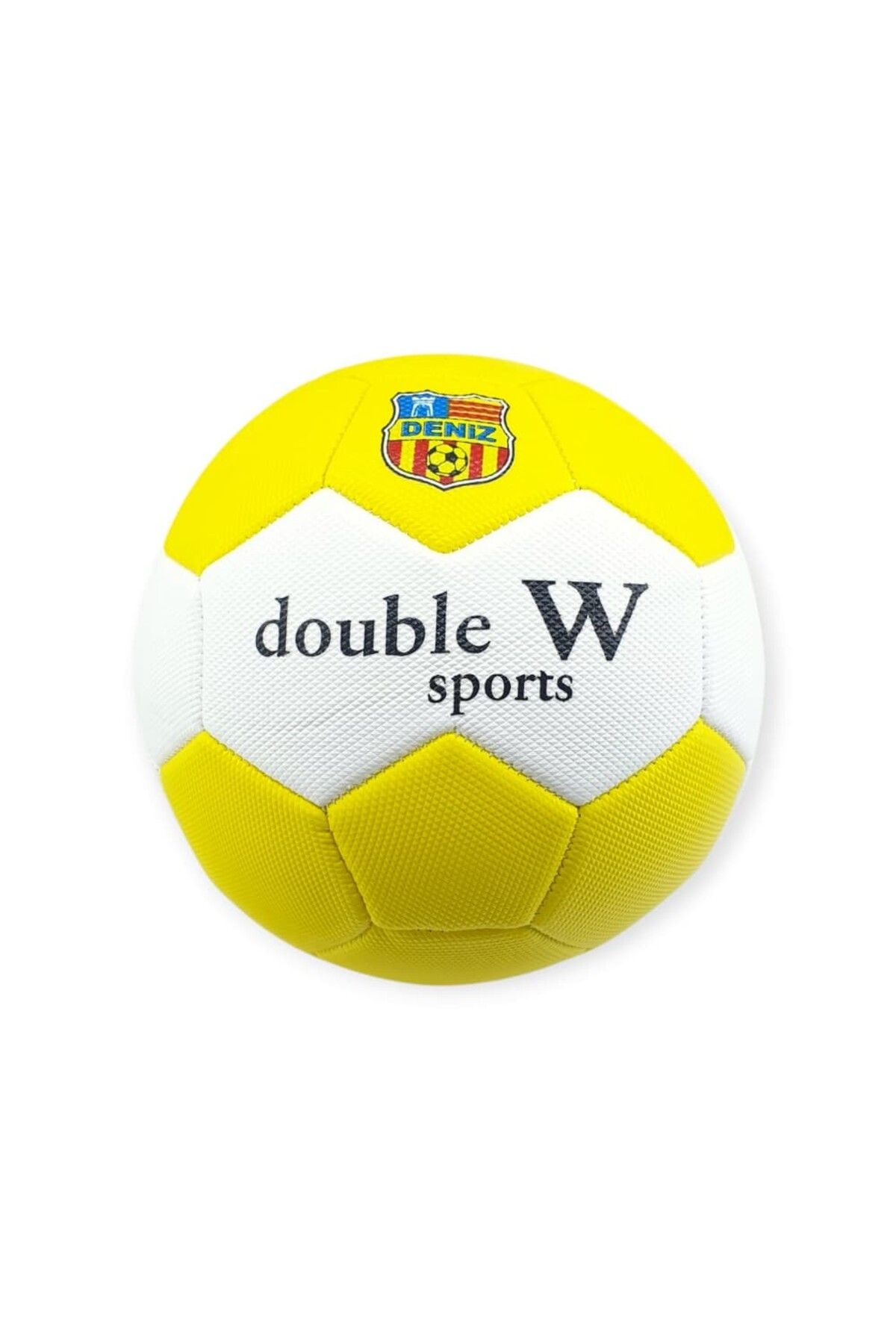 NEZADE STORE Futbol Topu Dikişli 420 gr No:5 - FB-660-SARI (Lisinya)