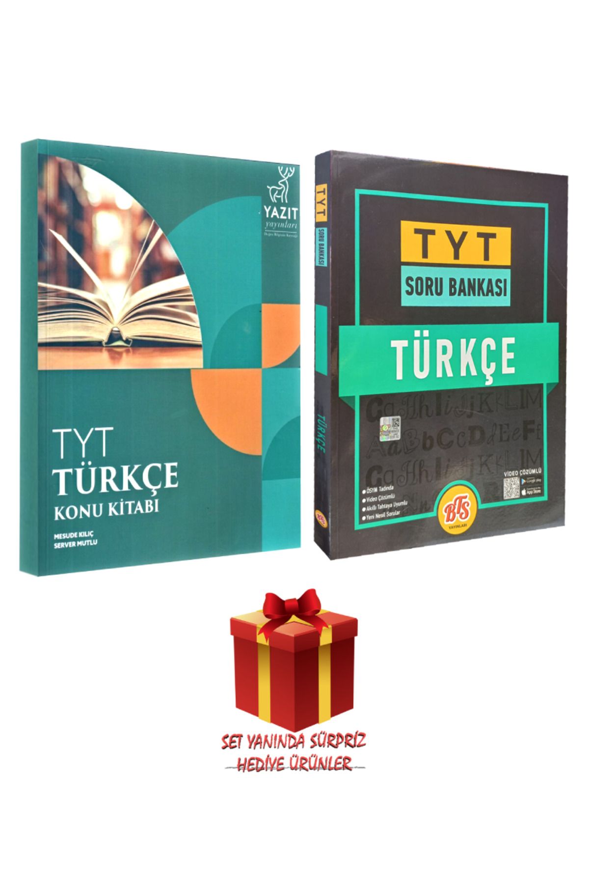 Yazıt Yayınları TYT Türkçe Konu Kitabı+ BTS TYT Türkçe Soru Bankası+ Sürpriz Hediye