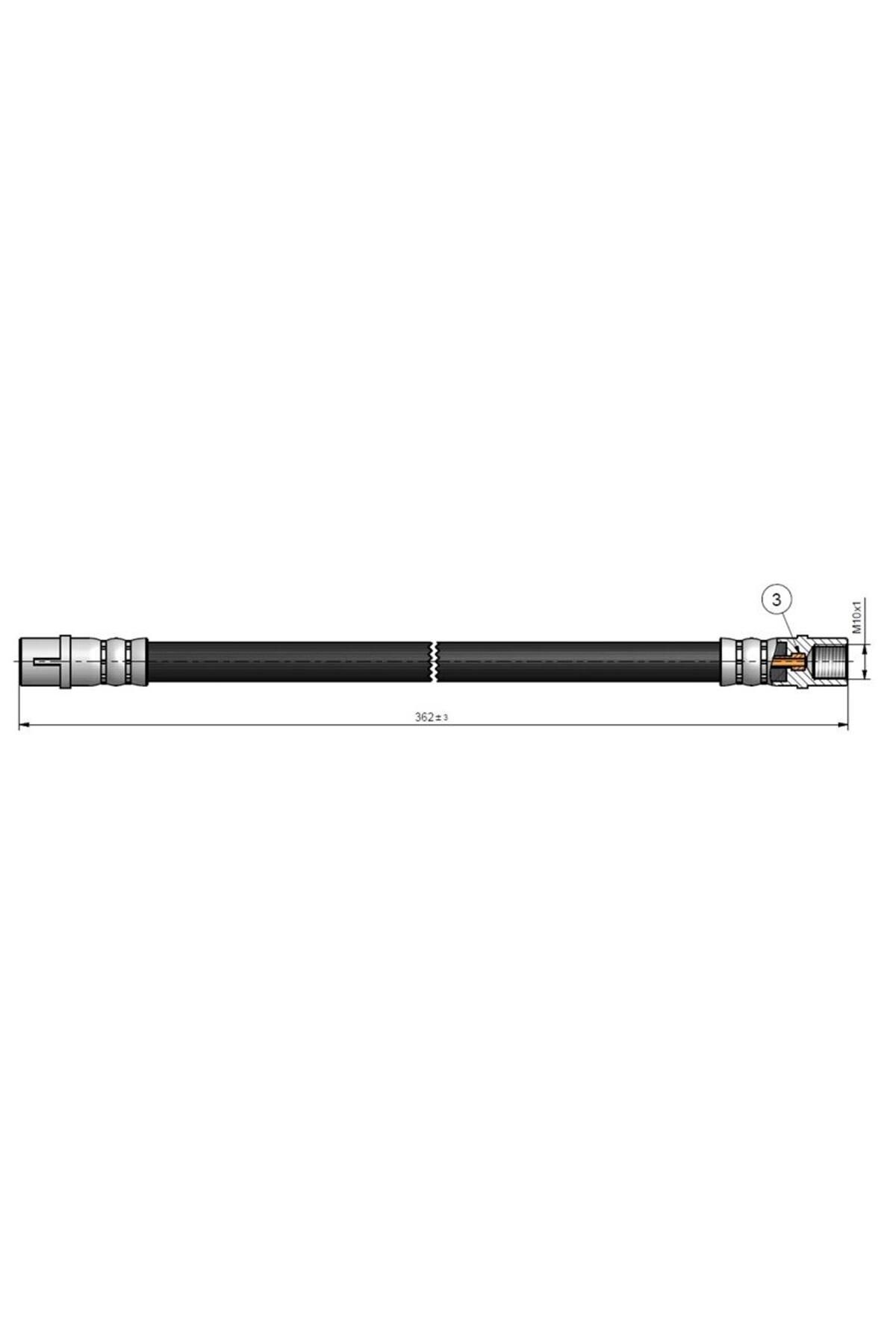 CAVO FREN HORTUMU ARKA MERCEDES W168 W414 A1684280235