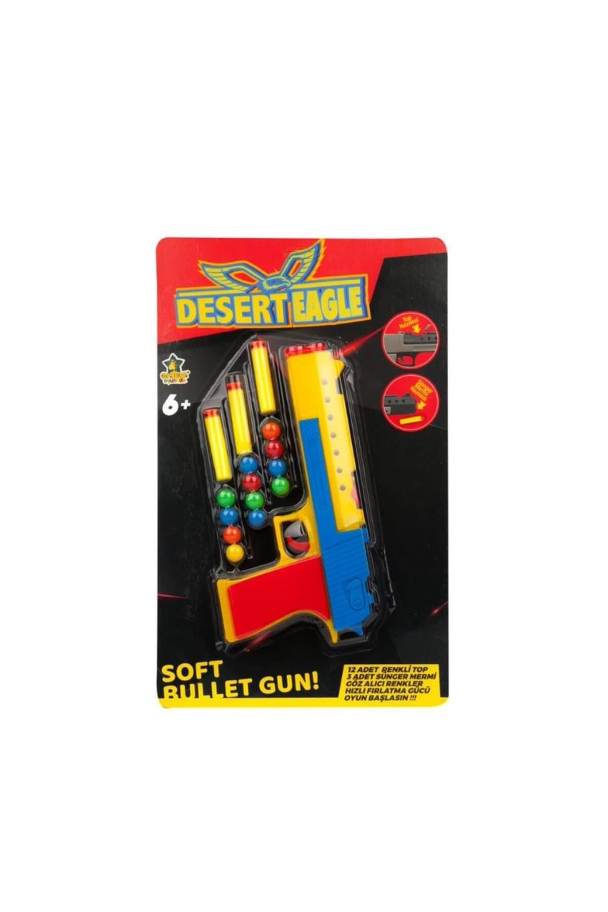 NEZADE STORE ER-132 Dart ve Top Atan Desert Eagle Tabanca -