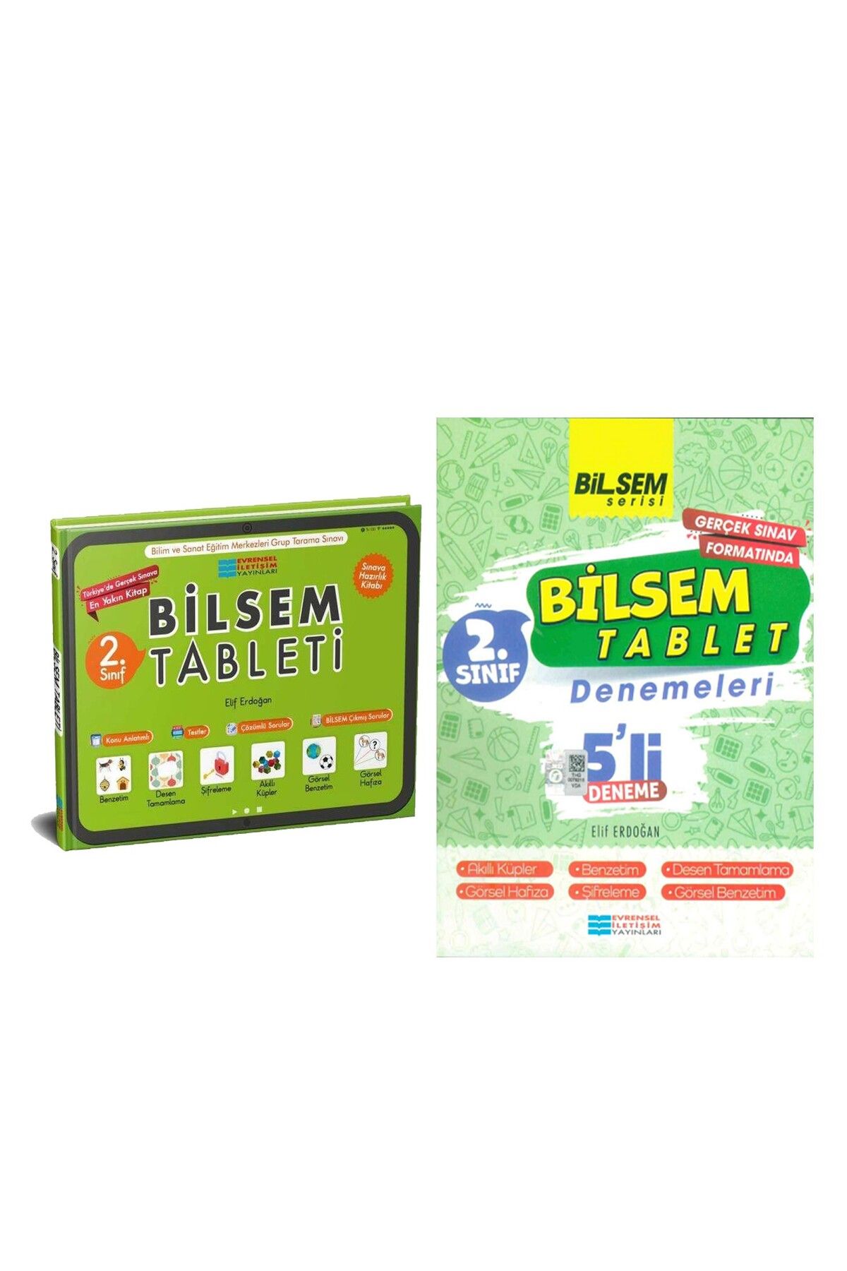 Ankara Kitap Merkezi Evrensel İletişim 2.Sınıf Bilsem Tablet ve Deneme Seti 2 Kitap