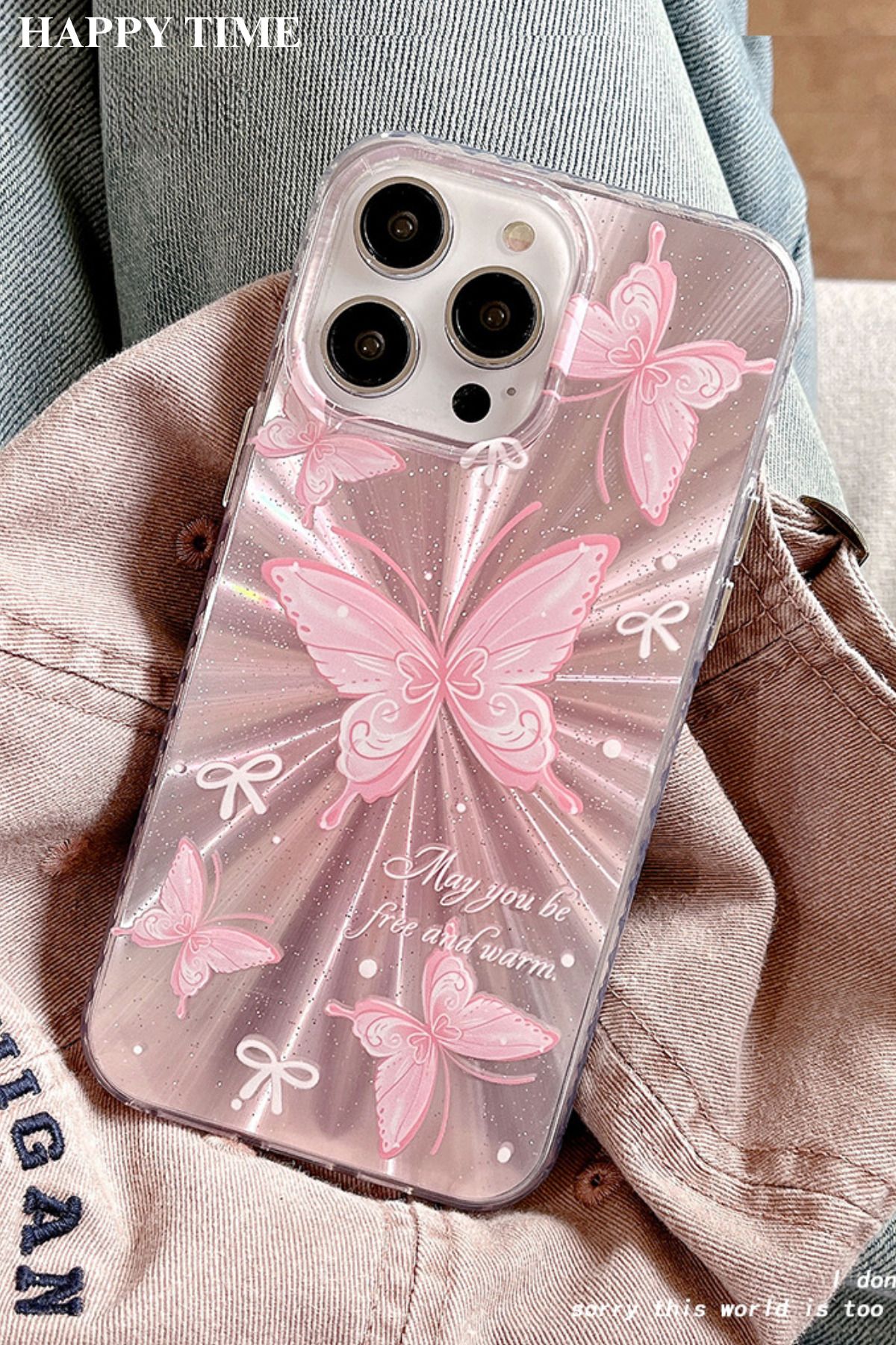 EWEC iPhone 13/14 Şirin Ins Style Modern Premium Telefon Kılıfı