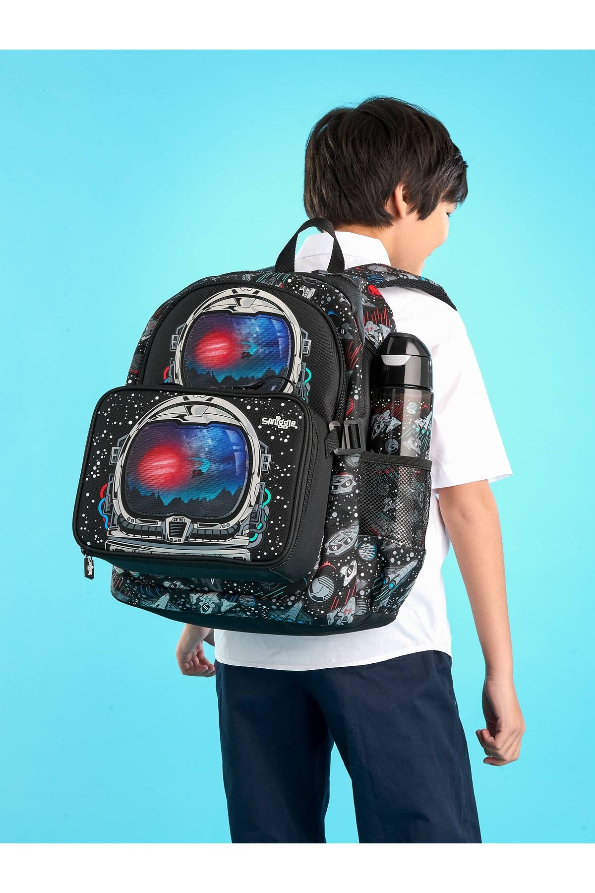 SMIGGLE-حقيبة ظهر كلاسيكية مثبتة من رائد الفضاء إكليبس 7