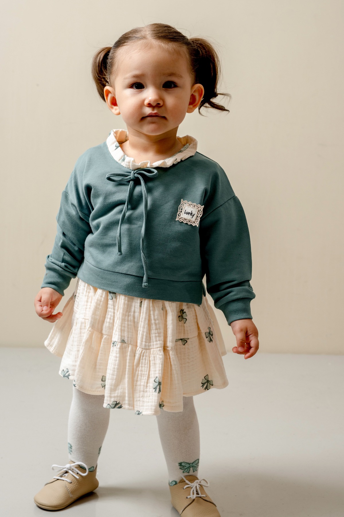 JNF kids Kız Bebek Etekli Takım Külotlu Çorap Hediyeli fotoğrafı 3 (önizleme)