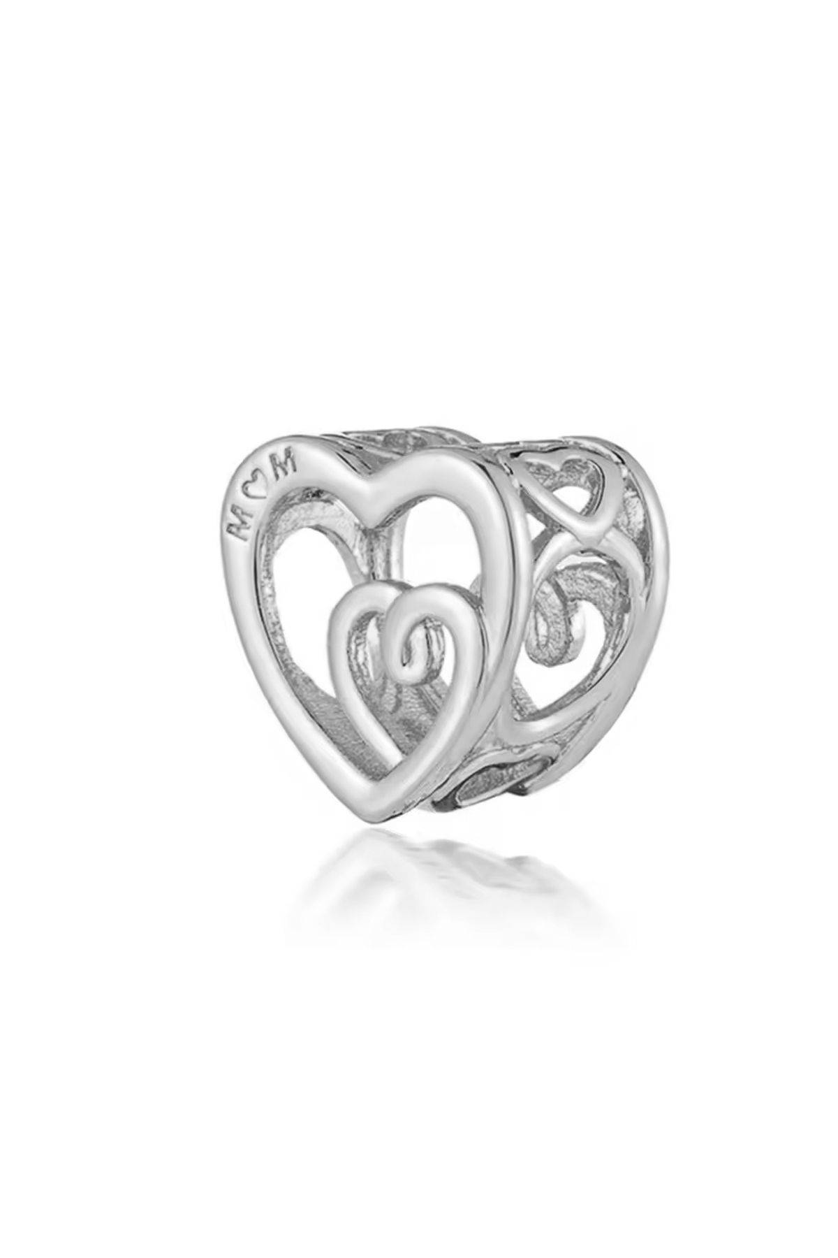 Fubena Sonsuz Mom Kalp Charm
