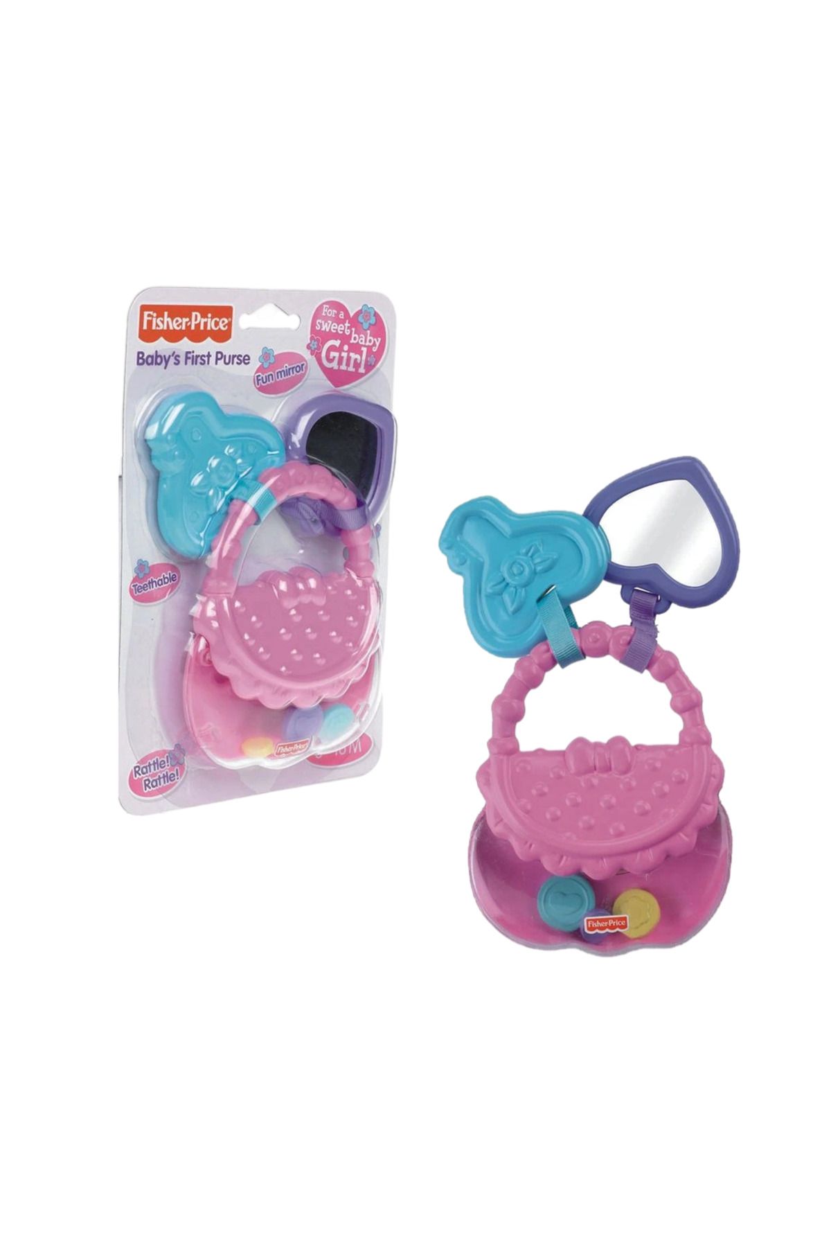 LUDIRO-Fisher Price Teething Toy, First Bag, With Accessories 4