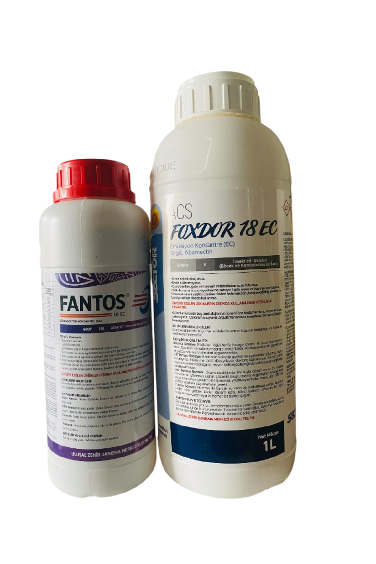 SECTOR TARIM Kırmızı örümcek haşere 1 lt ve 500 ml set