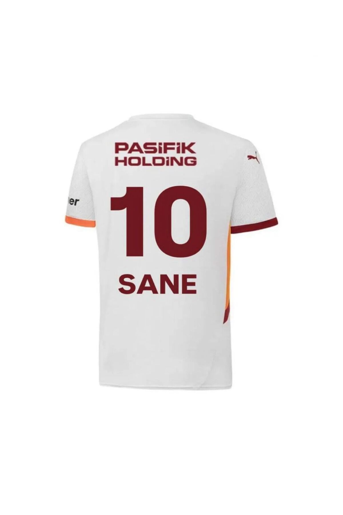 Mzone GÂLÂTÂSARÂY-10 Numara L.e.r.o.y. S.â.n.e Yeni Sezon 5 Yıldızlı Kısa Kol beyaz Forma
