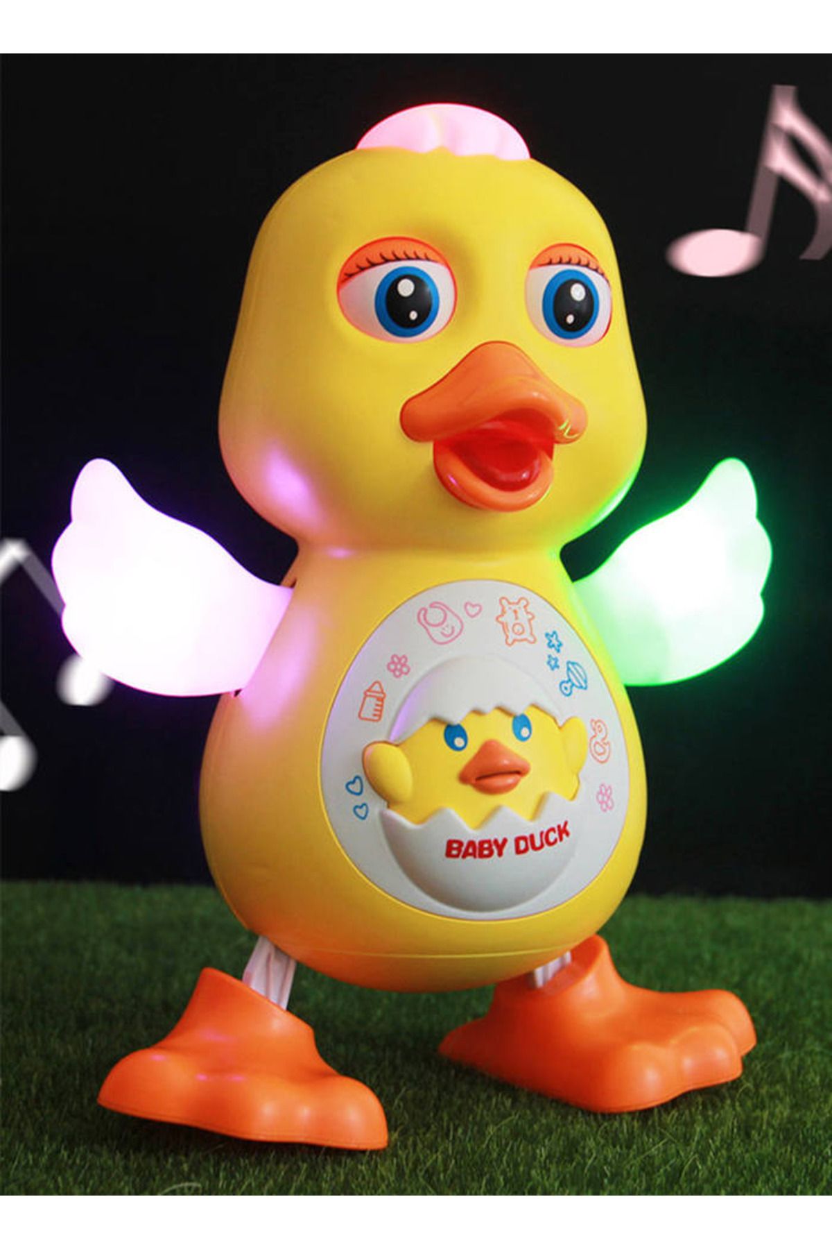 LUDIRO-Ratusca Interactiva Dansatoare, Canta, Misca Ochii, Se Deplaseaza, Lumini Led, Aripi Mobile 4