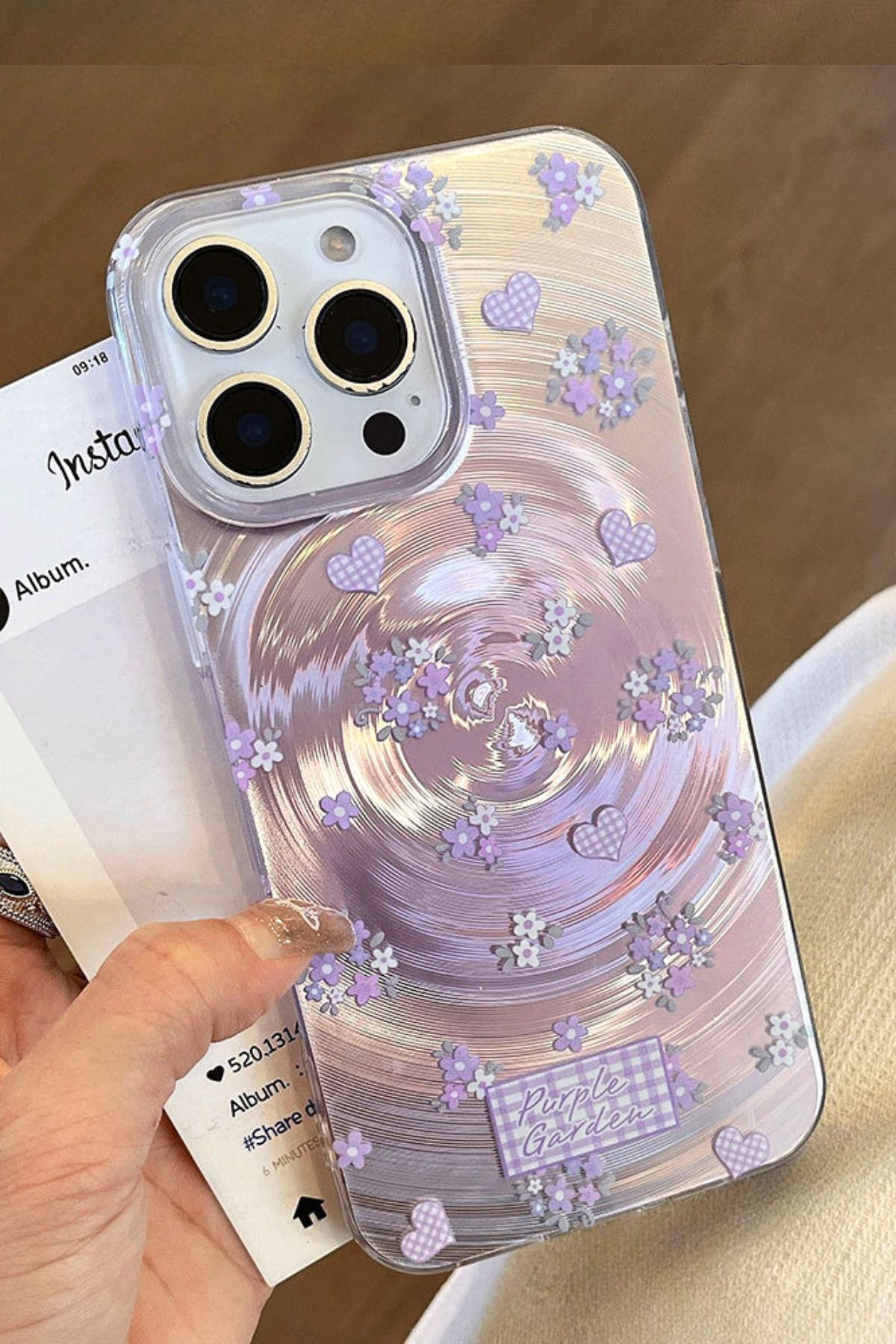 EWEC iPhone 13/14 Şirin Ins Style Modern Premium Telefon Kılıfı