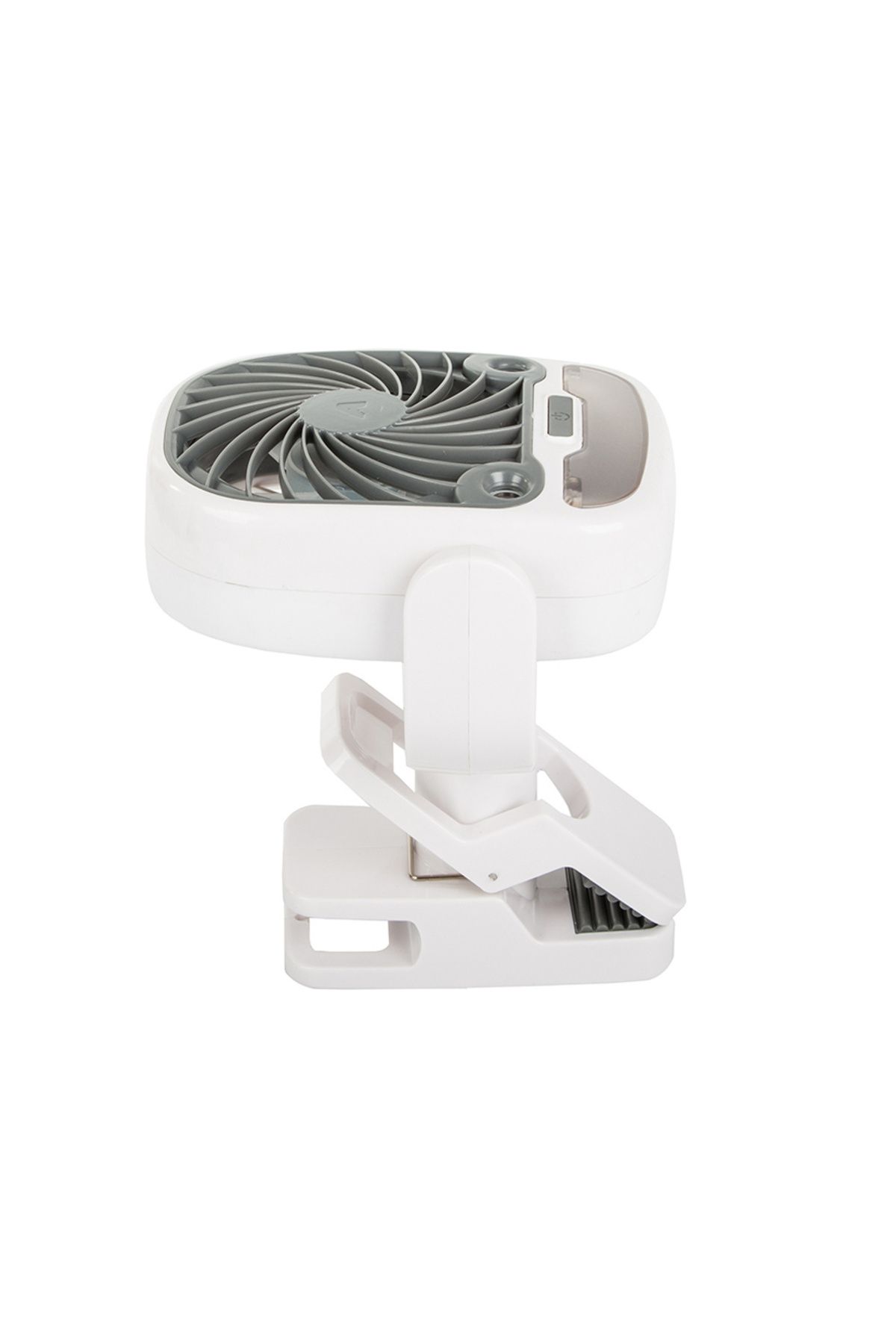 zola-Ventilator 2 in 1 cu umidificator,360°,3 viteze, iluminare,clip birou, wireless,25x12.5x12.5 cm,alb 9