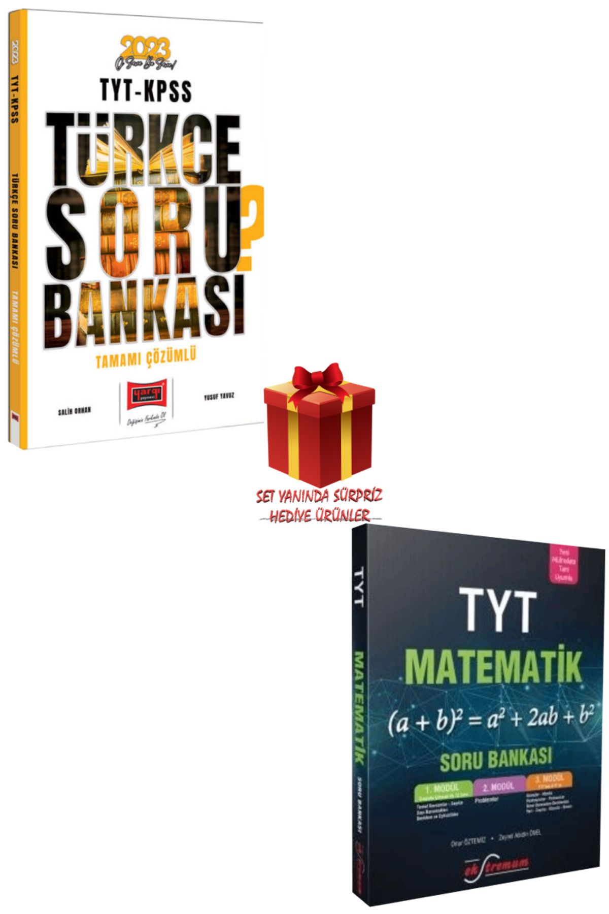 Yargı Yayınları TYT Türkçe Soru Bankası+Ekstremum TYT Matematik Soru Bankası+ Sürpriz Hediye