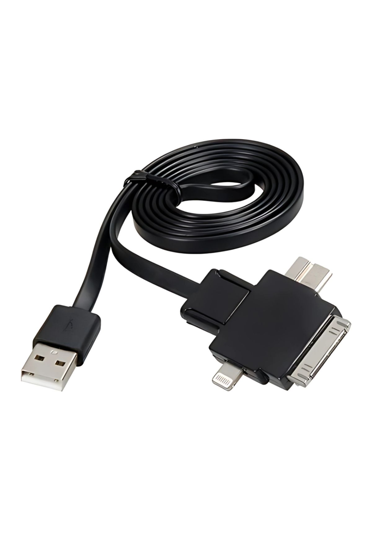 Alfais 4851 USB Universal 4 in 1 Çoklu Şarj ve Data Kablosu 1 Metre