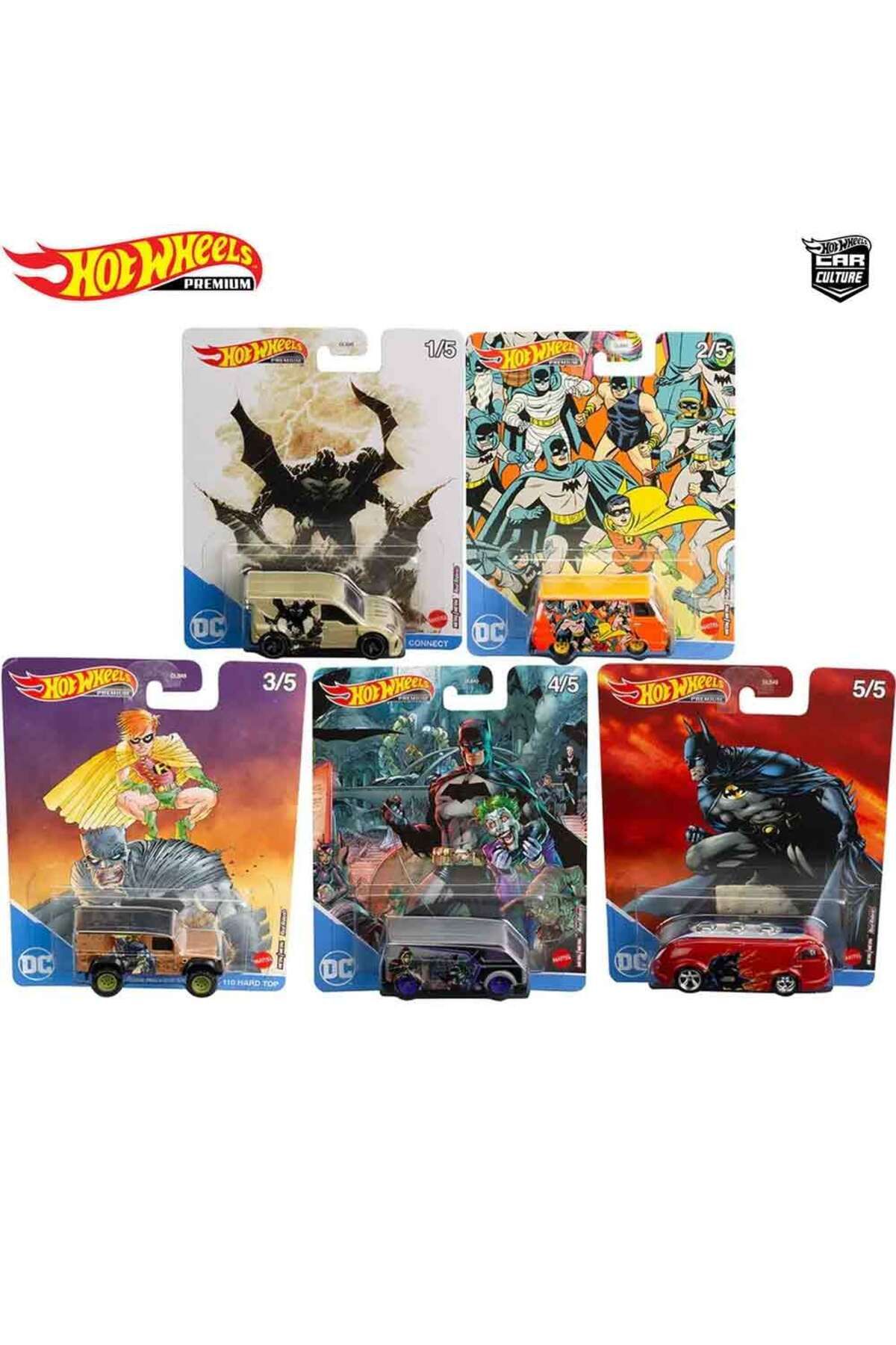 HOT WHEELS Pop Culture 2022 - Batman Mix 2 5'li Set