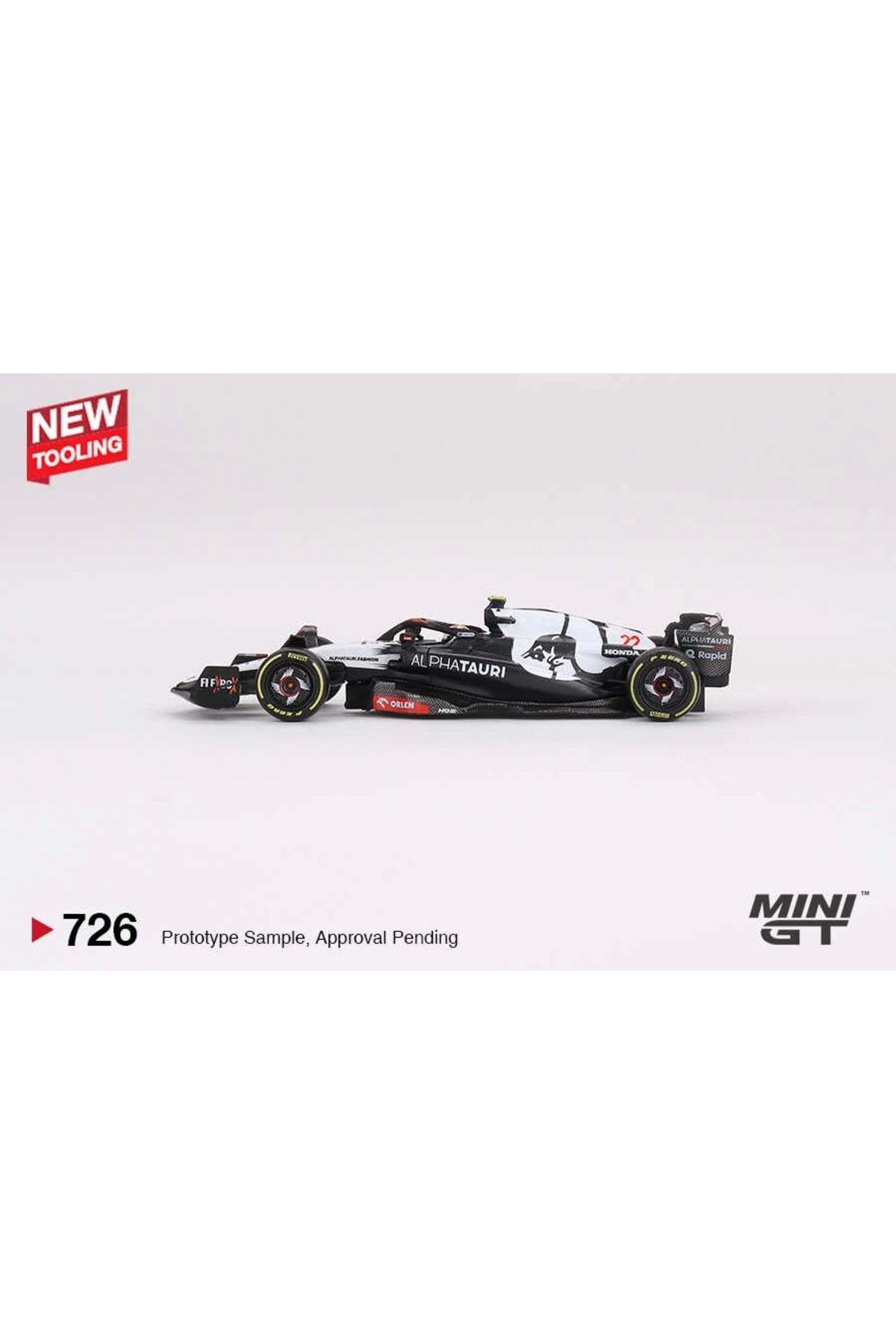 mini gt-1/64 Alpha Tauri At04 # 22 Tsunoda 2023 F1 2023 Australian Gp. 4