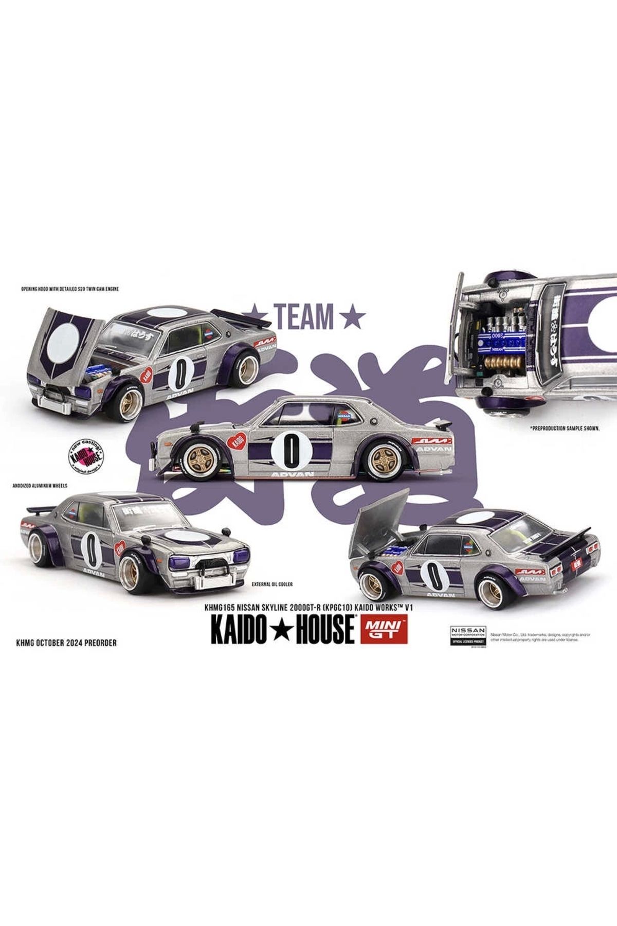mini gt 1/64 [KaidoHouse x MiniGT] Nissan Skyline 2000GT-R (KPGC10) Kaido Works V1