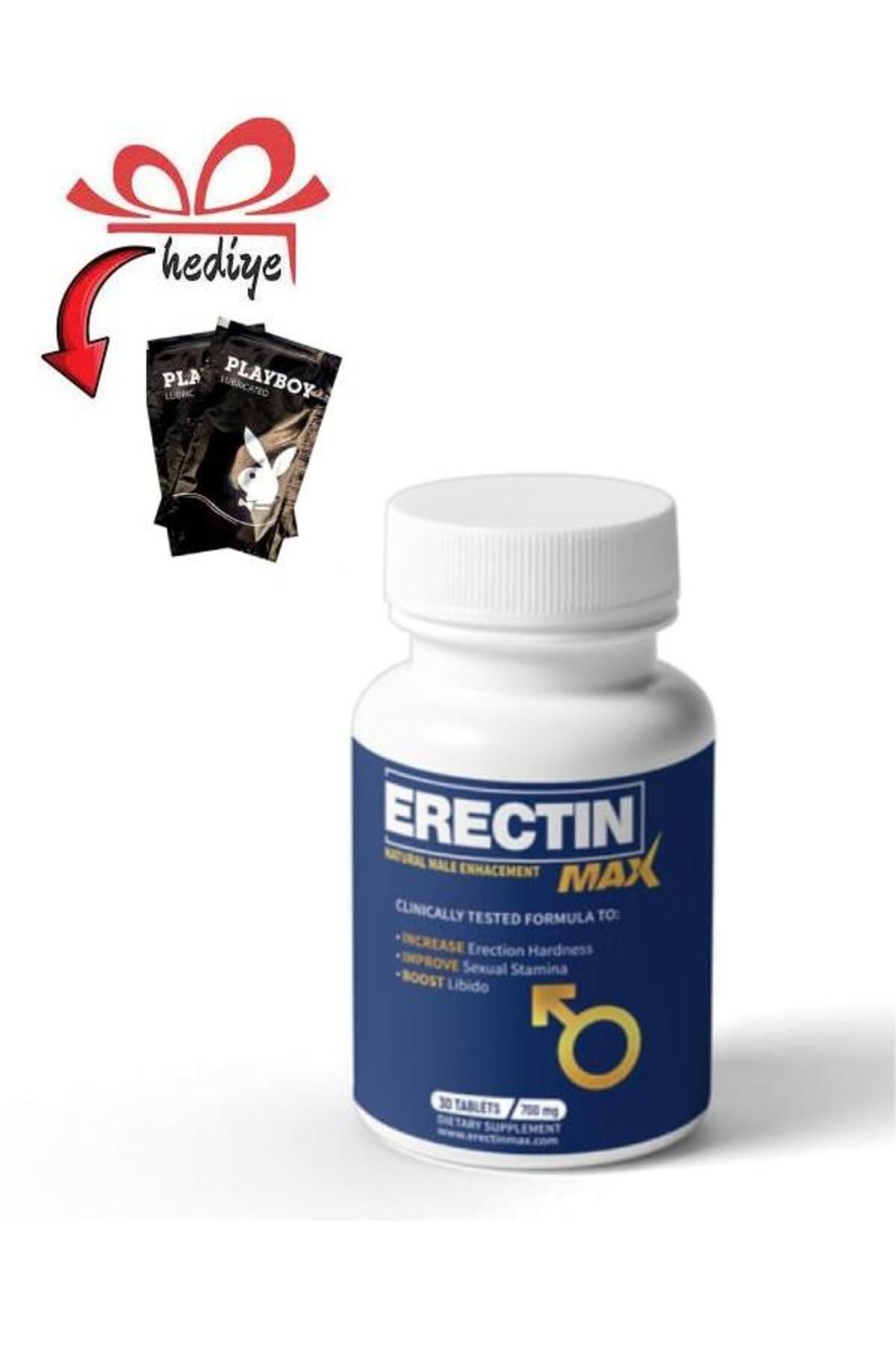 Dolce Erectin Max Natural Male Enhancement Performans Etkili Takviye 60'lı X 1 AD.+ Kayganlaştırıcı Jel