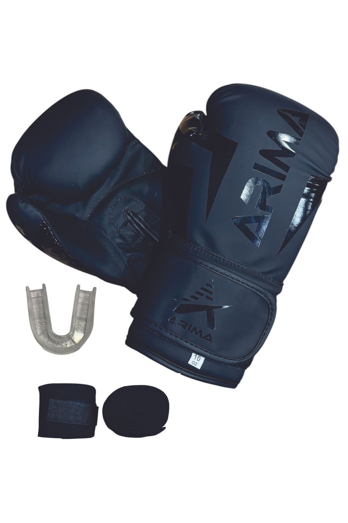 ARIMA Boks Eldiveni & Kick Boks Eldiveni & Muay Thai Eldiveni & Siyah Kickboks Eldiveni Mat Seti