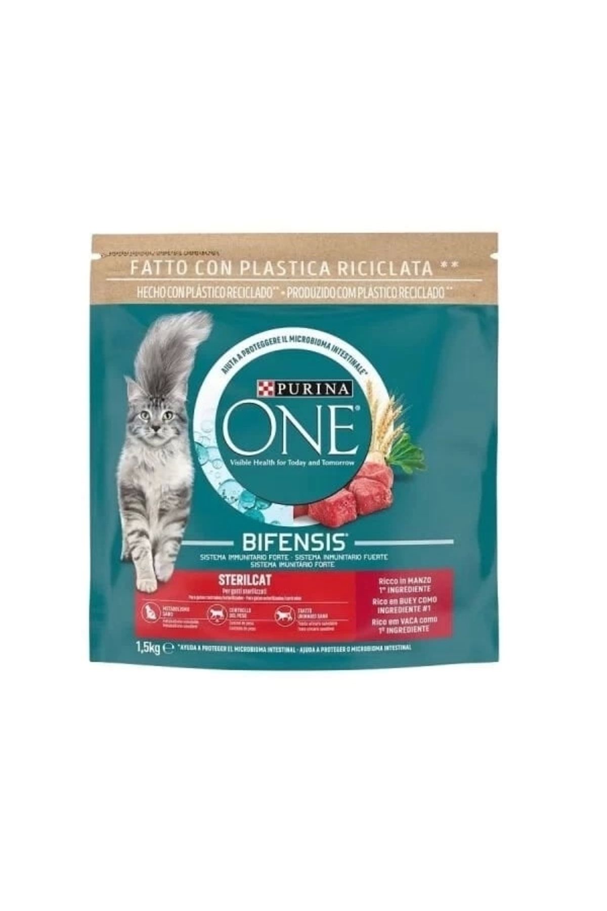 No8 Home Purina One Sterilised Sığır Etli Kısırlaştırılmış Kedi Maması 1.5 Kg