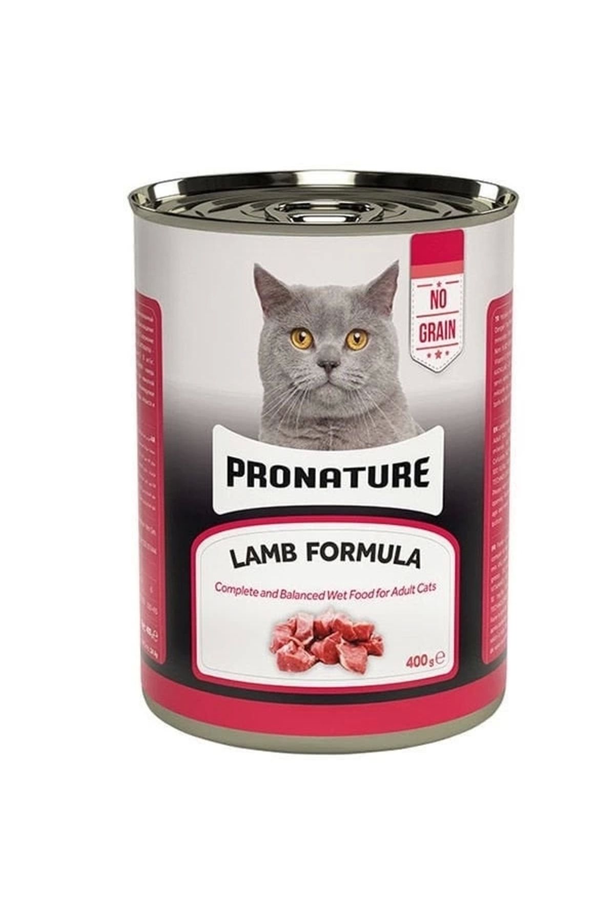 No8 Home Pronature Tahılsız Kuzu Etli Ezme Yetişkin Konserve Kedi Maması 400 Gr