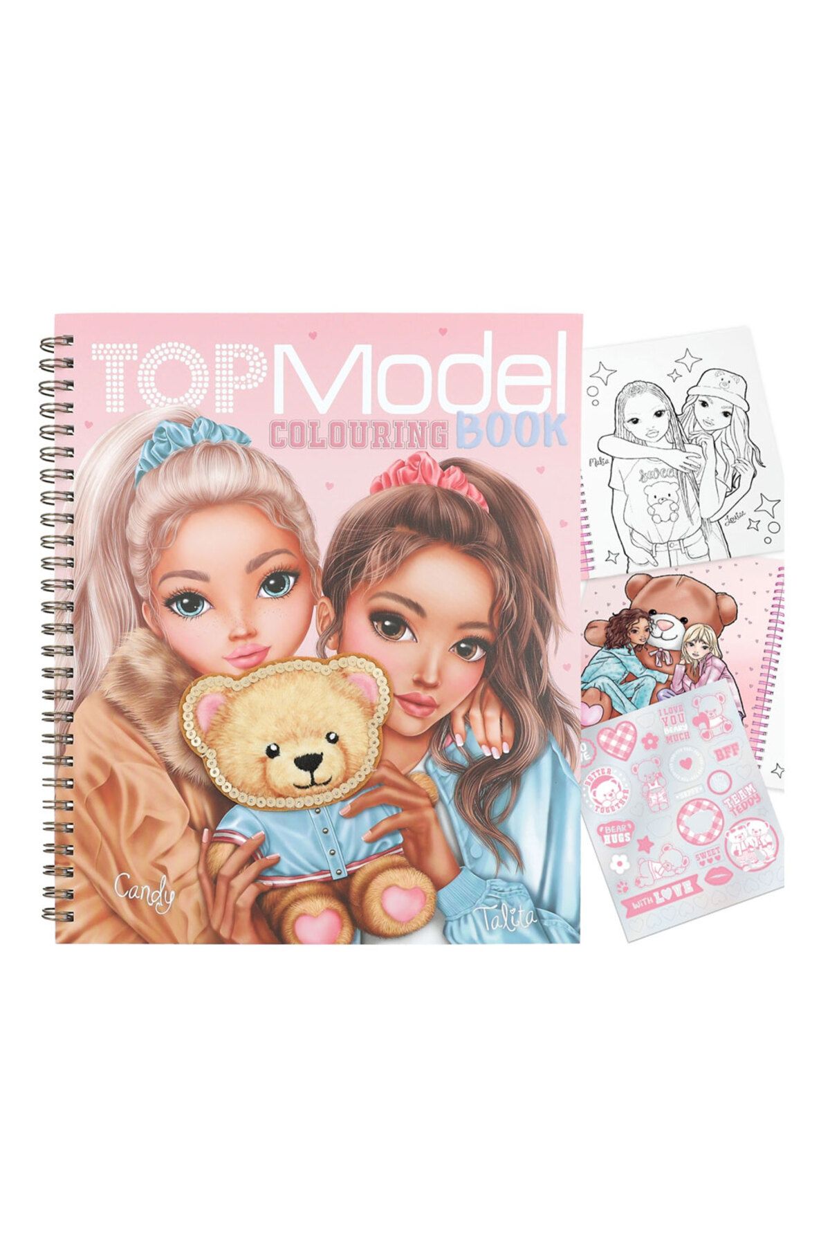 Top Model Boyama Kitabı Team Teddy 13210