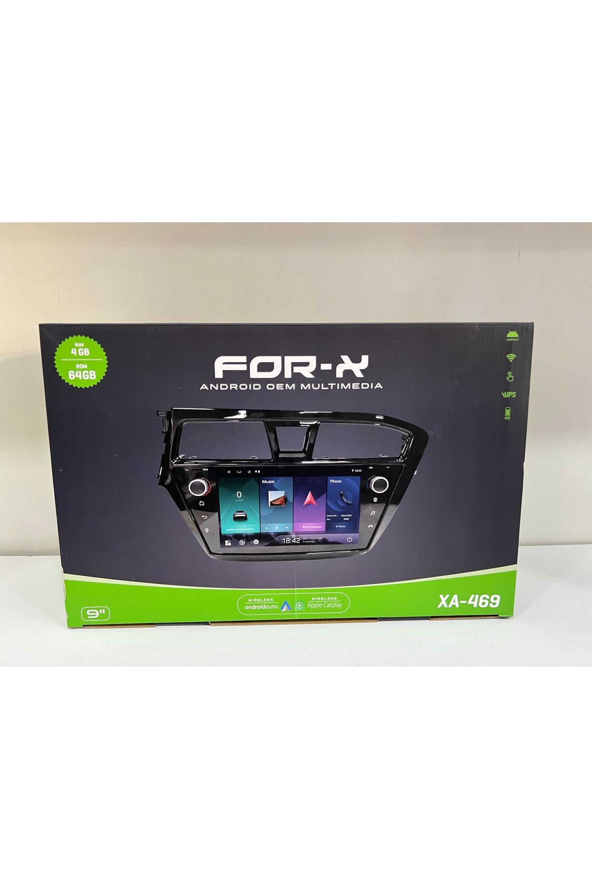 For-X HYUNDAİ İ20 2014-18 ANDROİD CARPLAY MULTİMEDYA KAMERA 4/64 PRO SERİ