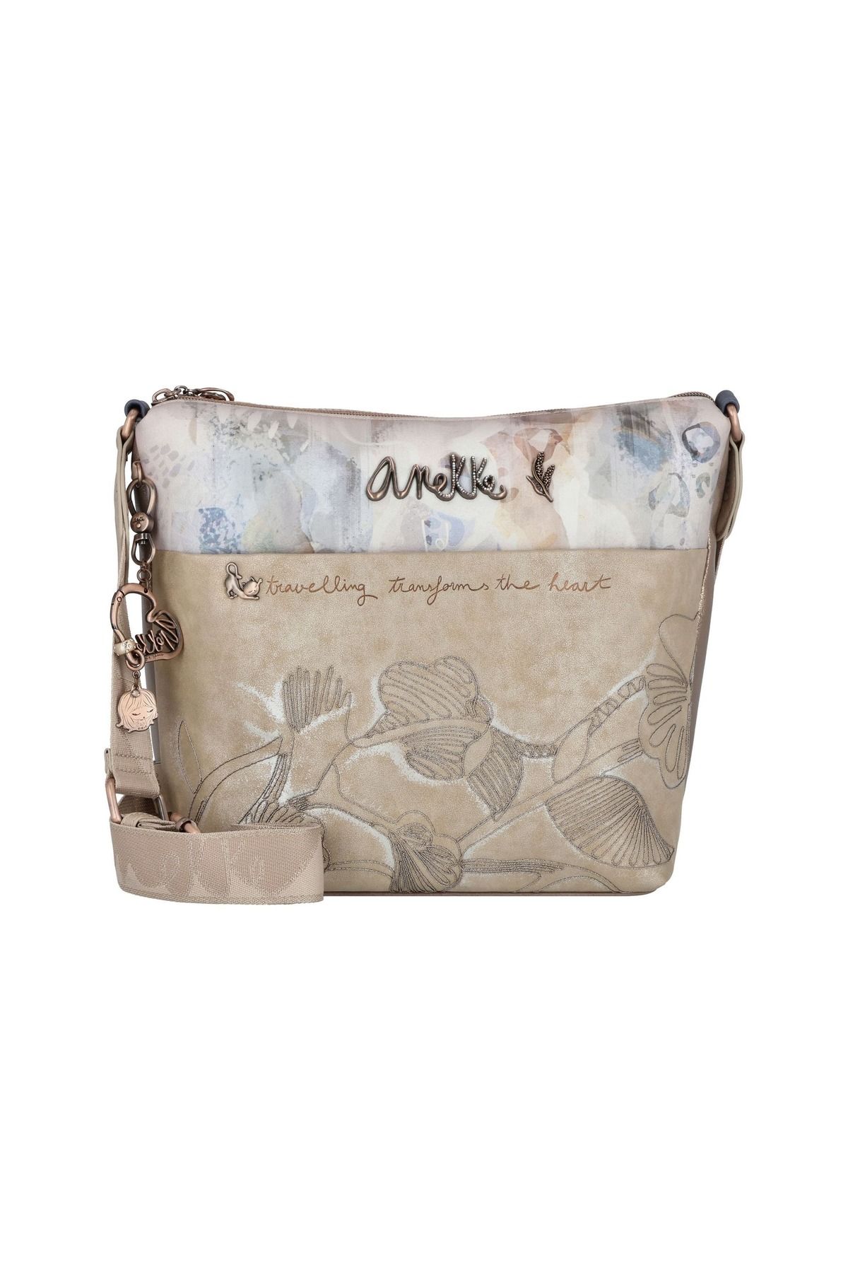Anekke Nature Kadın Omuz Çantası 24 cm Şık ve Pratik Kullanım Sunan Kompakt Tasarım