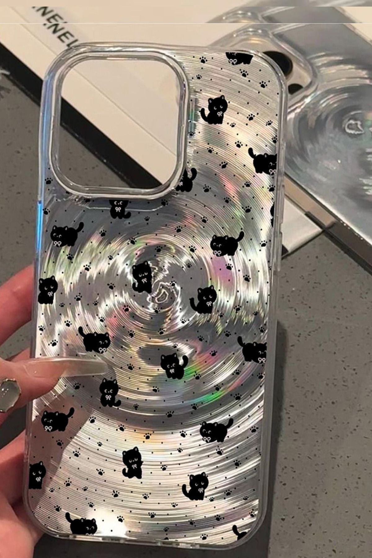 EWEC iPhone 14 Pro Uyumlu Sevimli Ins Stili Şirin Premium Telefon Kılıfı