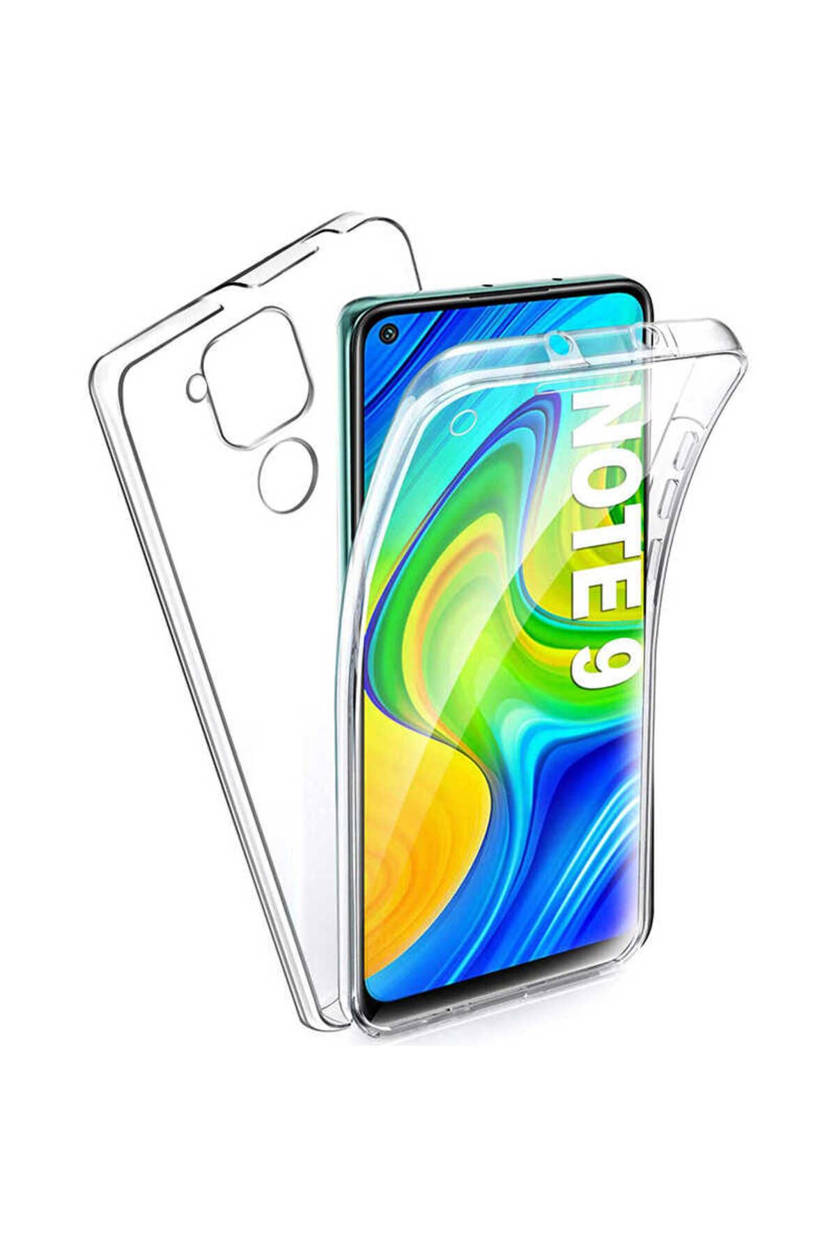 Ehr. Ehr. Xiaomi Redmi Note 9 Uyumlu Ön Arka 360 Tam Koruma Şeffaf Soft Silikon Kılıf