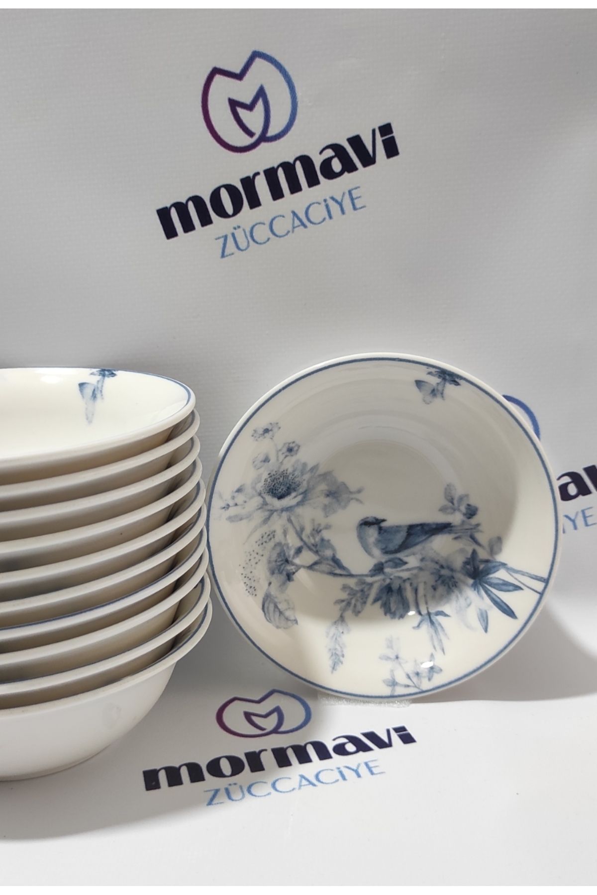 Güral GÜRAL PORSELEN KUŞ 6 ADET 14 CM (KÜÇÜK) ÇORBA KASE