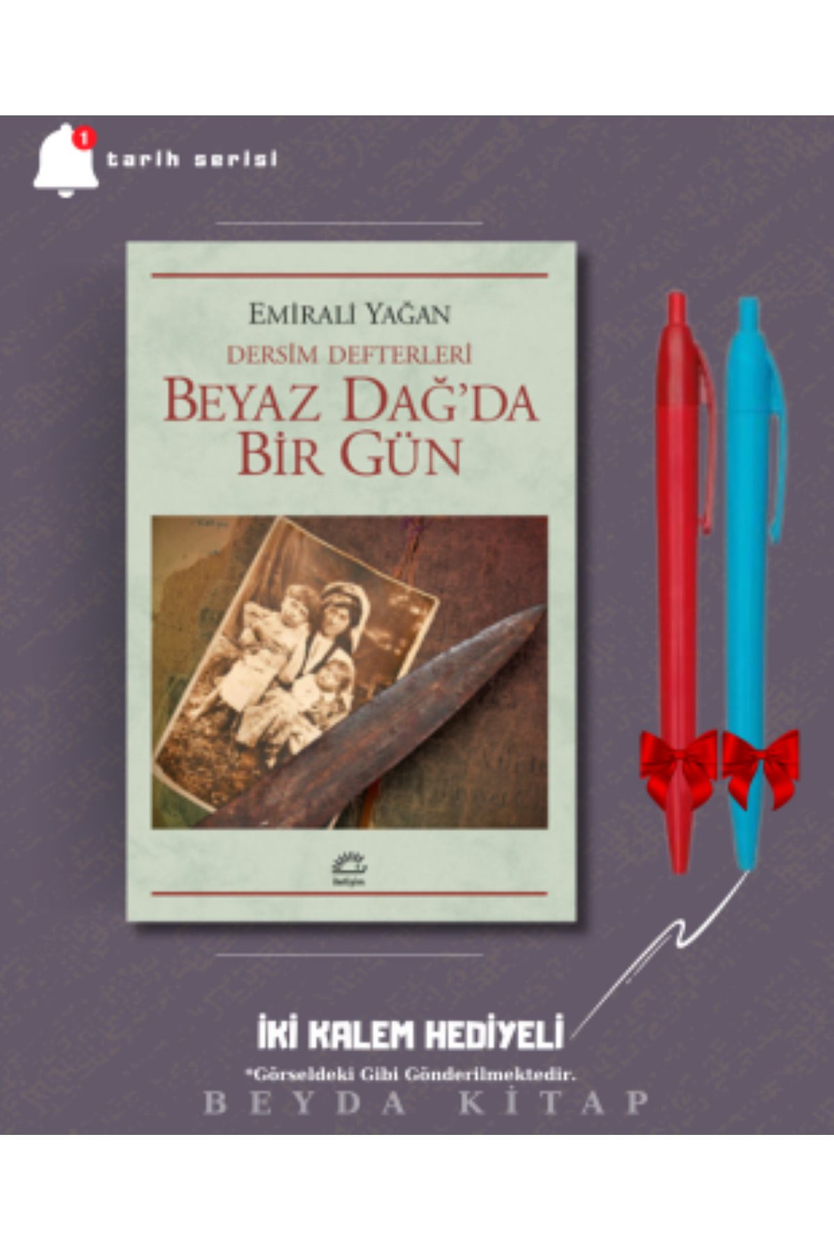 İletişim Yayınları Beyaz Dağ'da Bir Gün - Emirali Yağan - İki Kalem Hediyeli - TRİLTSYV