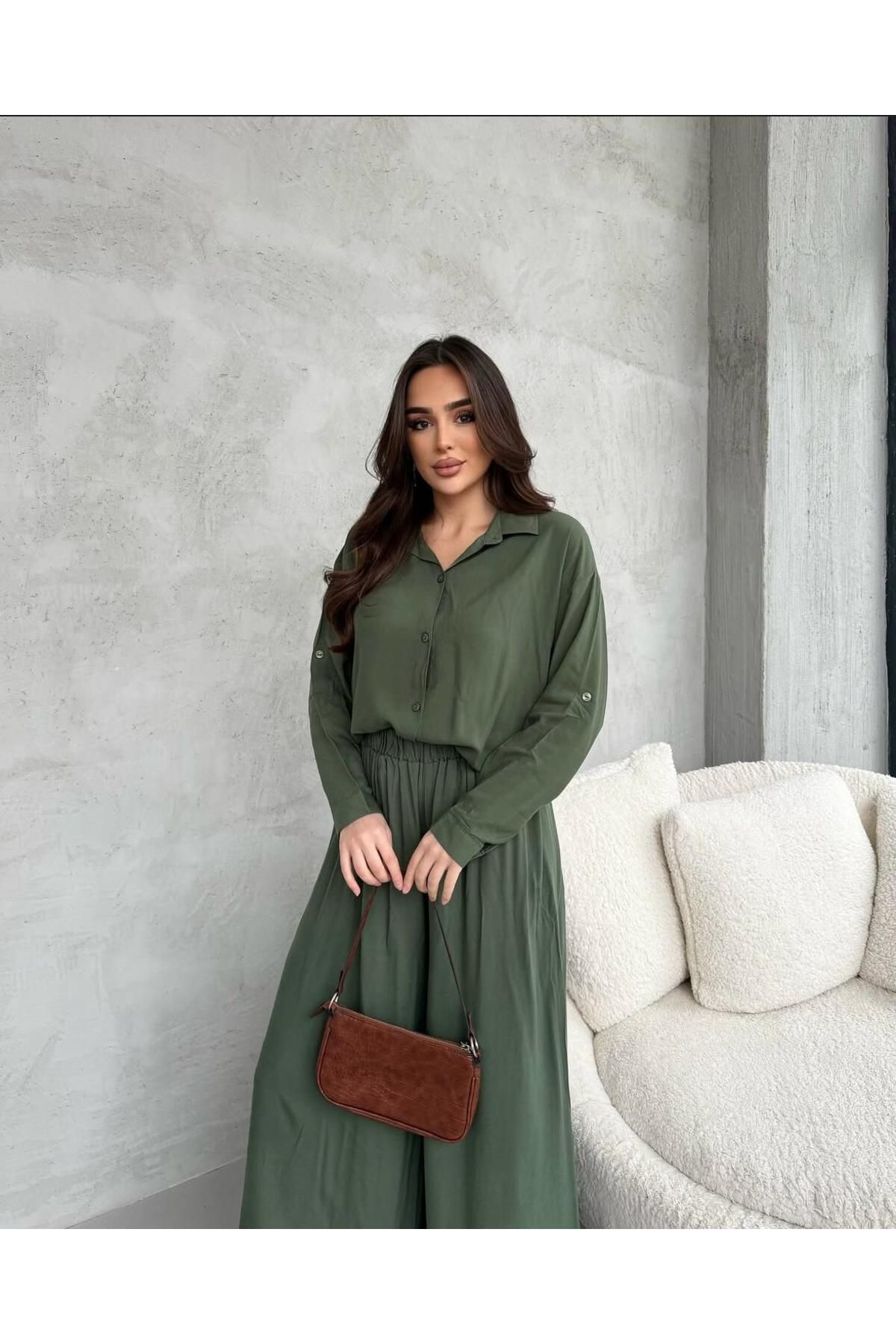 Anna Moda Haki Alt-Üst Takım