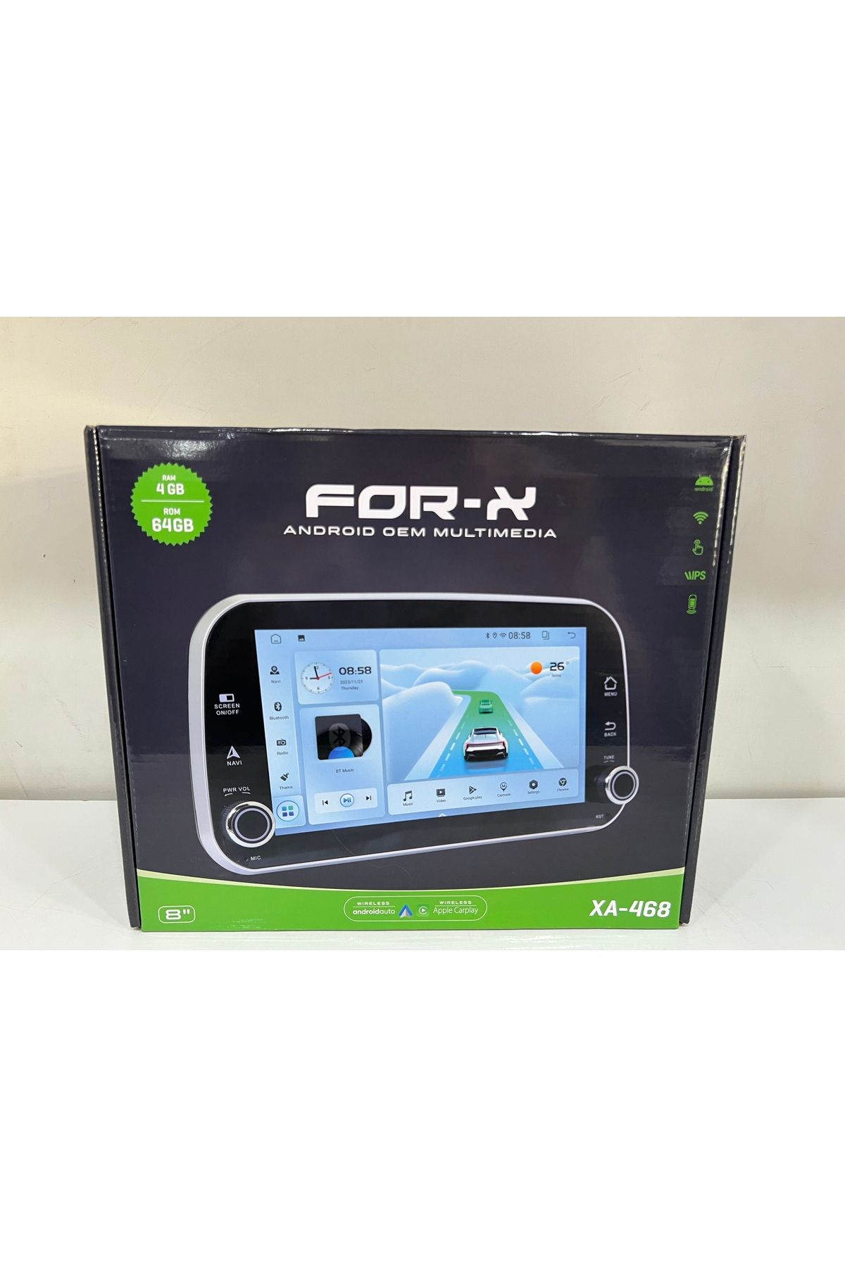 For-X FİAT EGEA YENİ GÖĞÜS CARPLAY MULTİMEDYA KAMERA 4/64 PRO