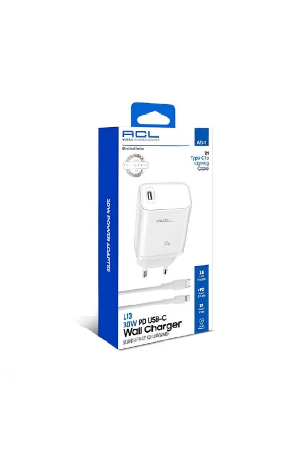ACL 30W PD USB-C SUPER FAST CHARGING Şarj Aleti