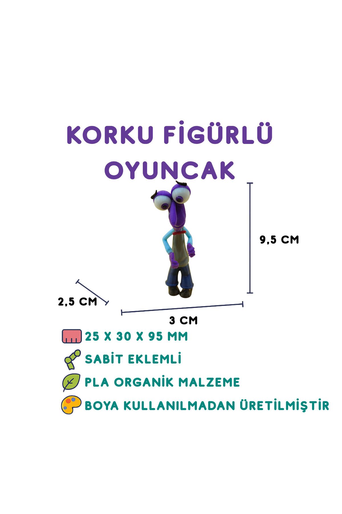 Totilina Ters Yüz Korku Figür - 3D Karakter Oyuncak