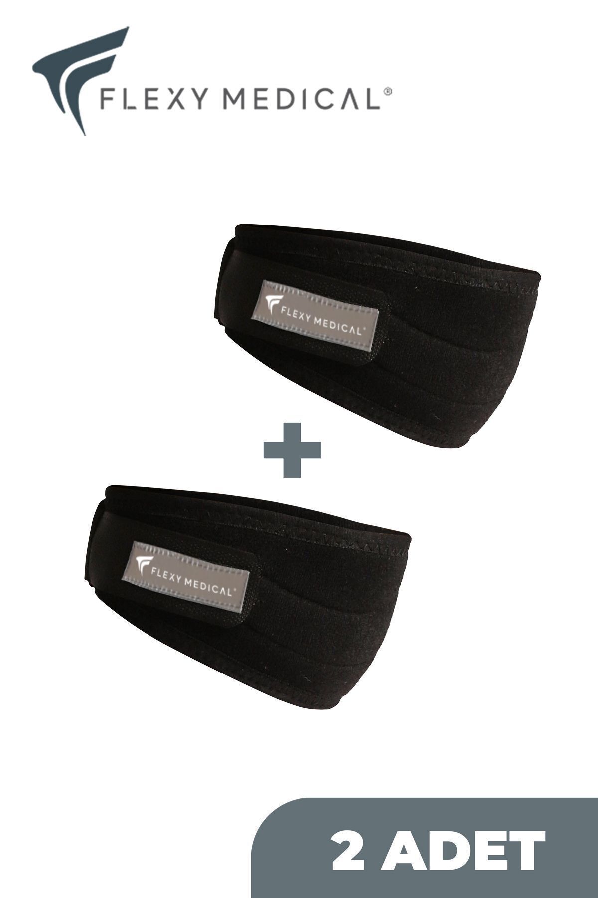 teknotrust Patella Tendon Stabilizasyon Sporcu Bandajı 2 Adet Silikon Ped Destekli