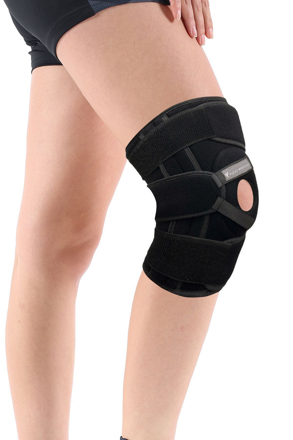 teknotrust Dizlik Silikon Patella Çelik Ligament Destekli Menüsküs Çapraz Bağ Sporcu