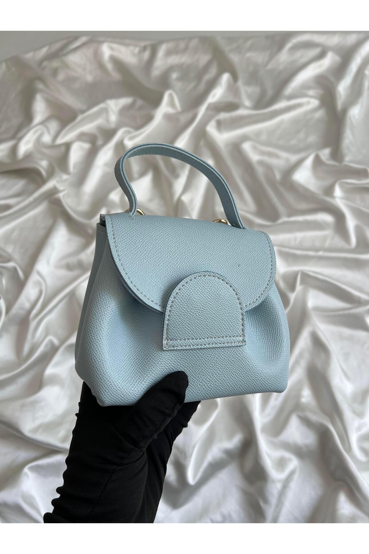 Mia Collection Victoria Model El Ve Kadın Omuz Çantası Mavi